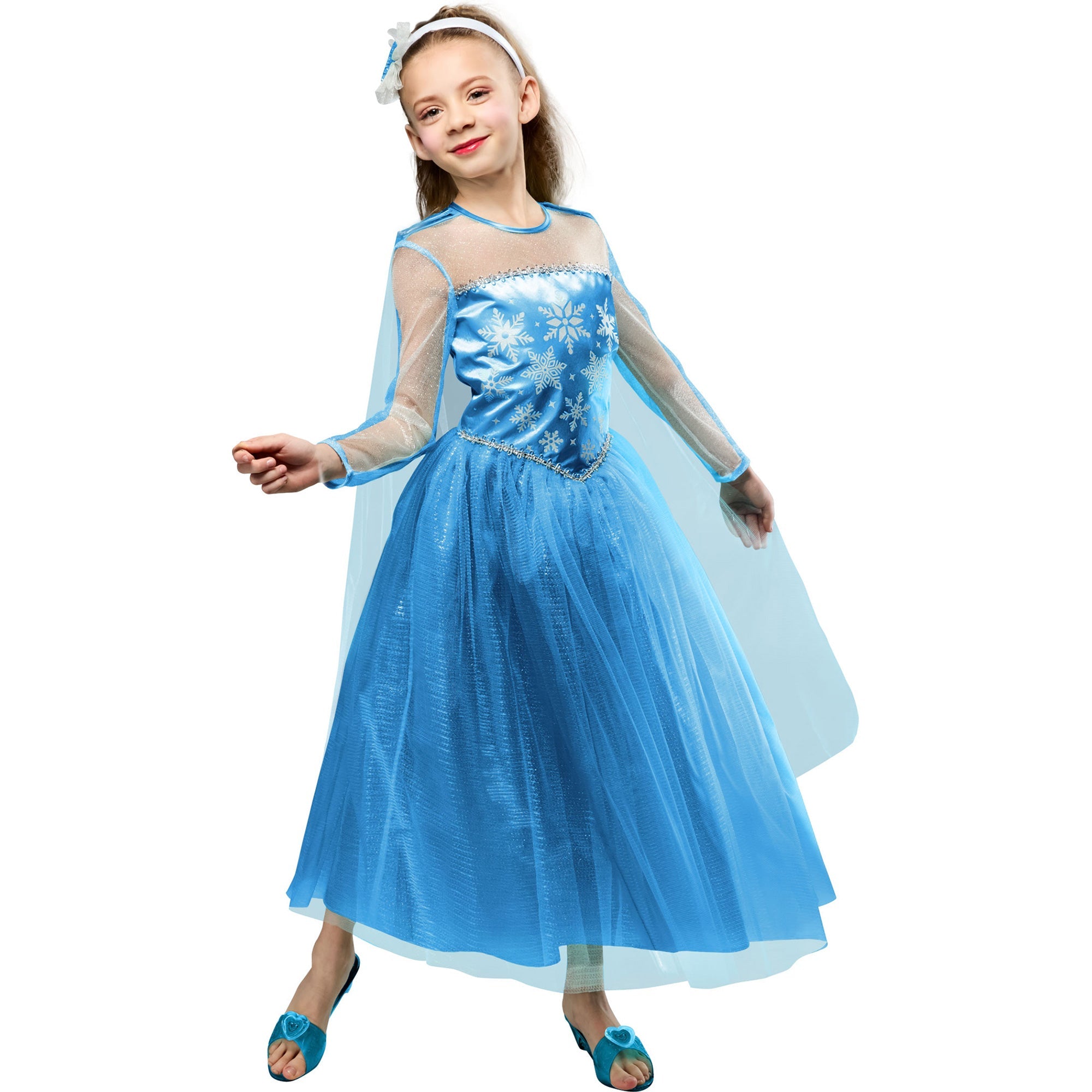 Snow Princess Costume Dress for Girls