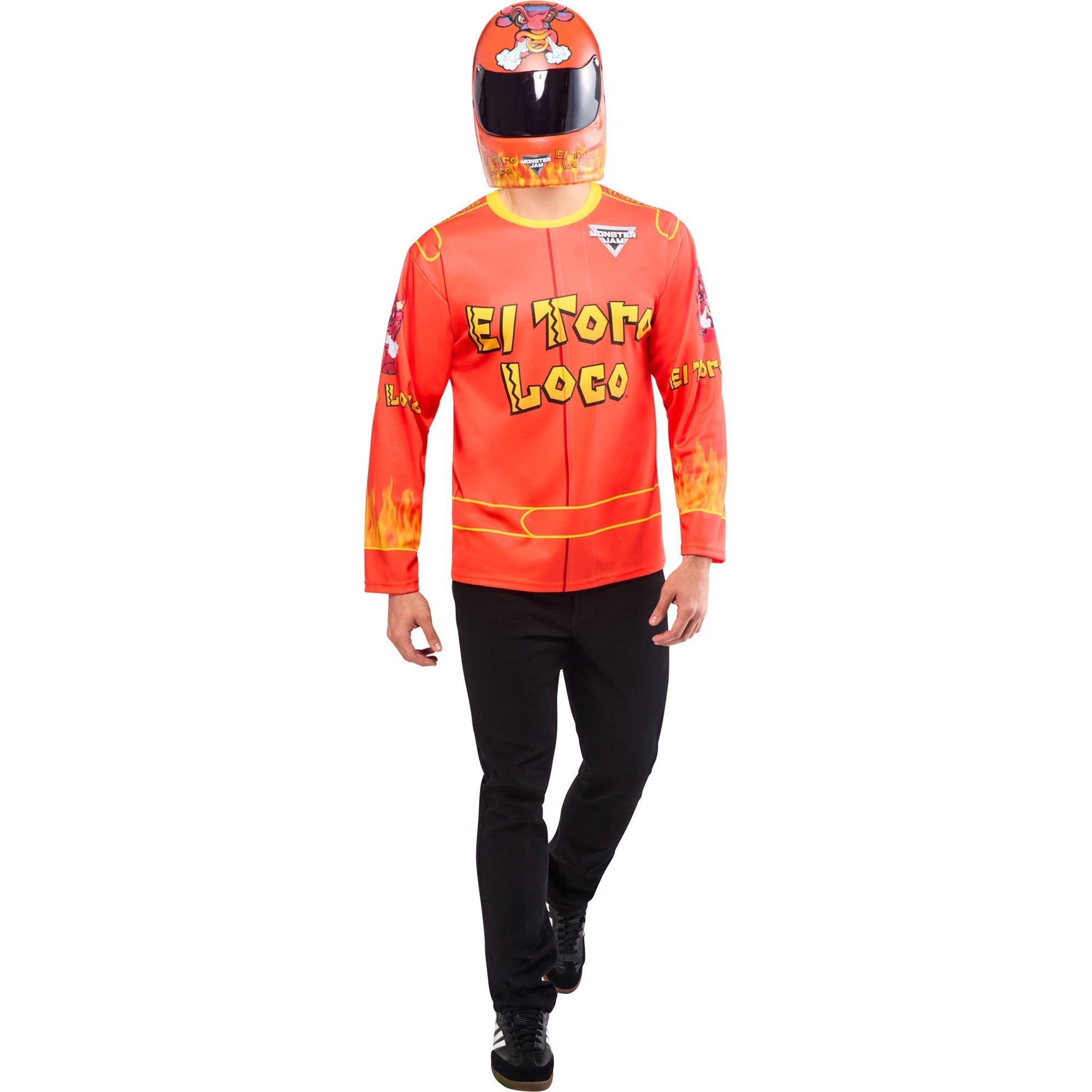 Monster Jam El Toro Loco Costume Top for Men
