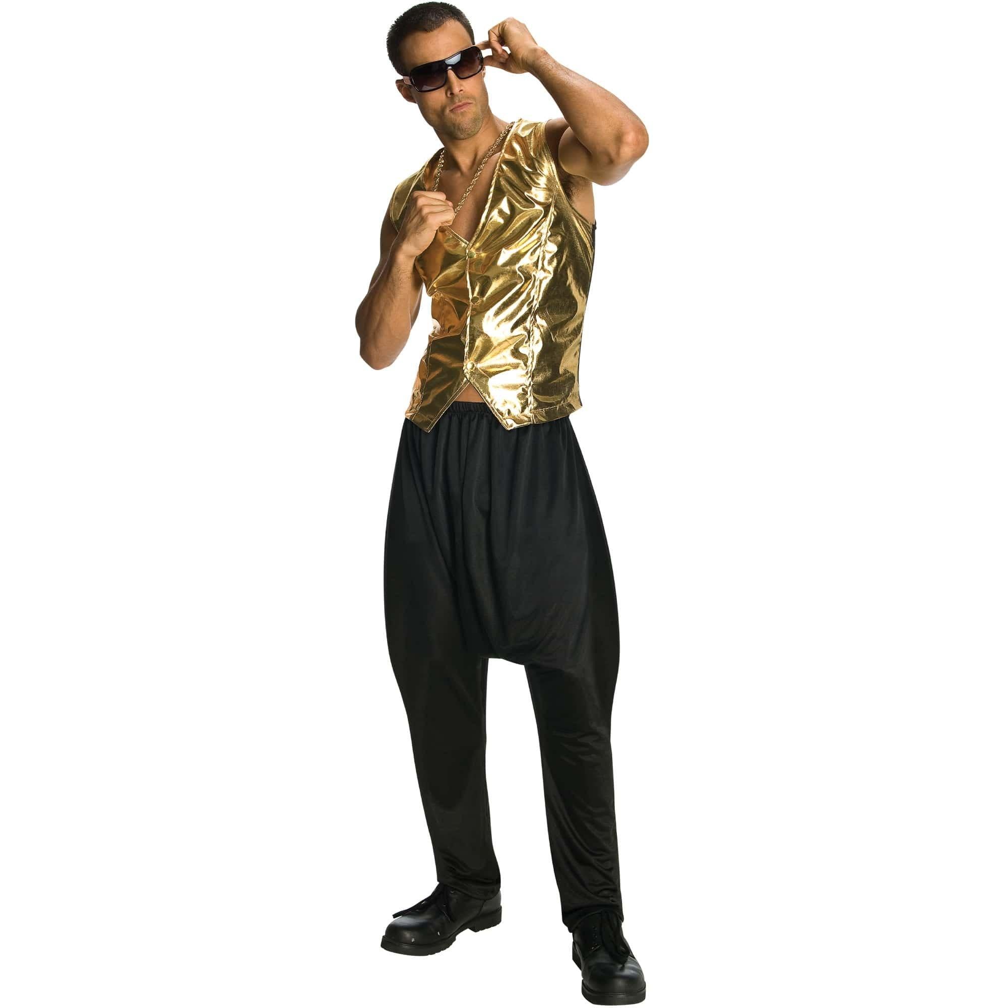 Men's 1990's MC Gold Vest