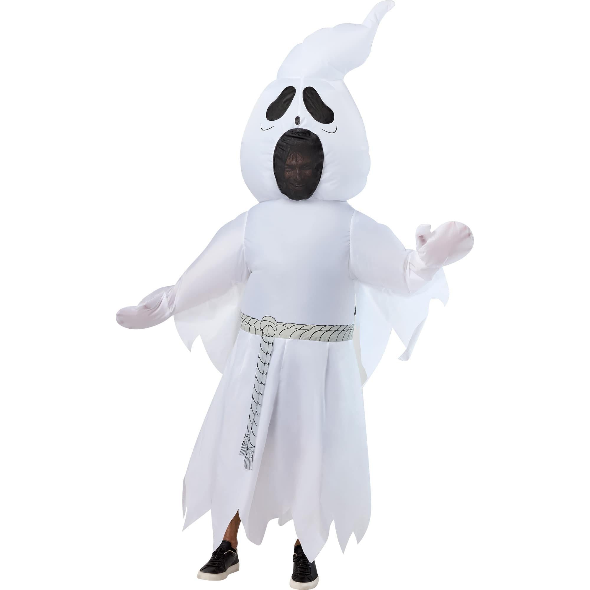 Adult White Ghost Reaper Inflatable Costume