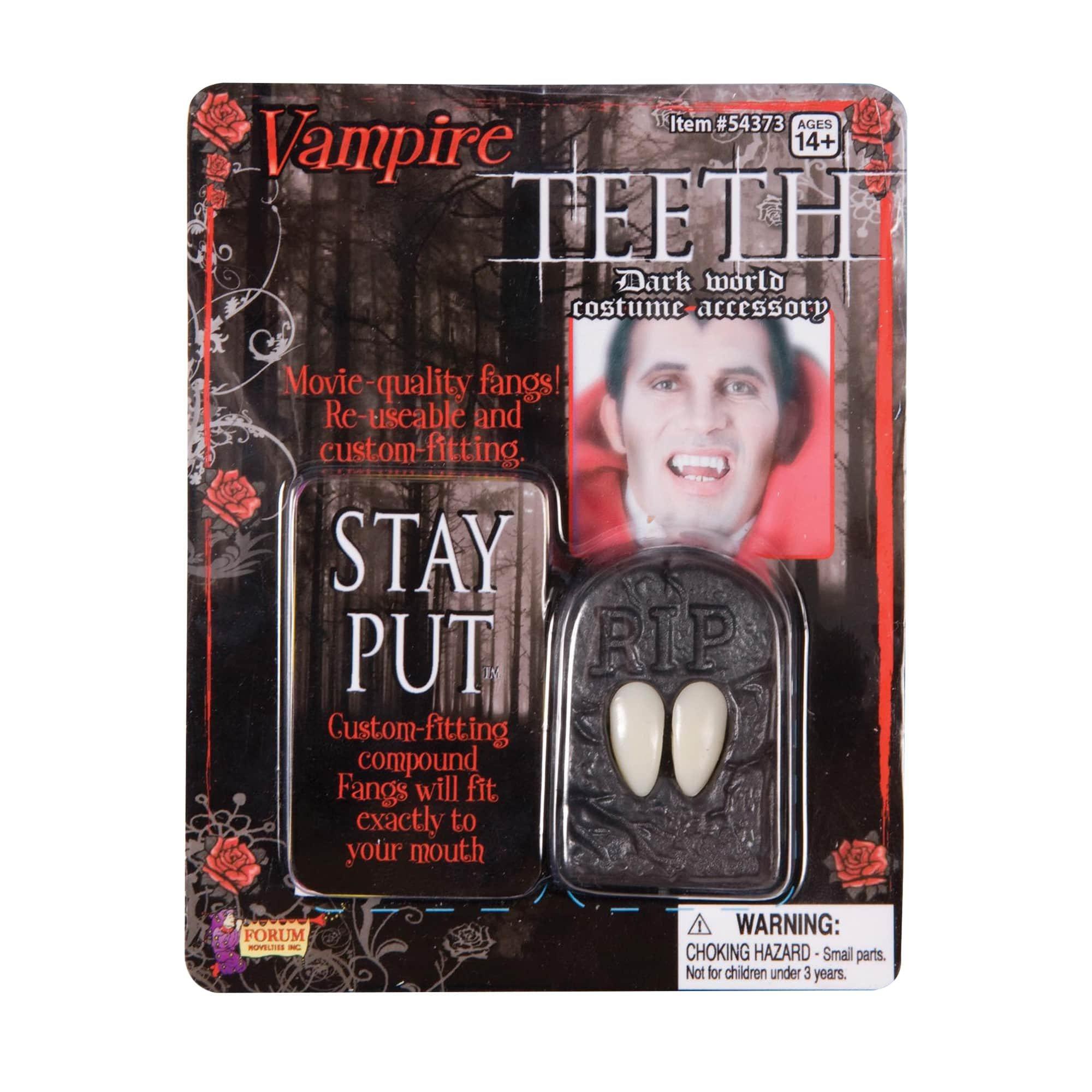 Adult Stay Put Vampire Fangs