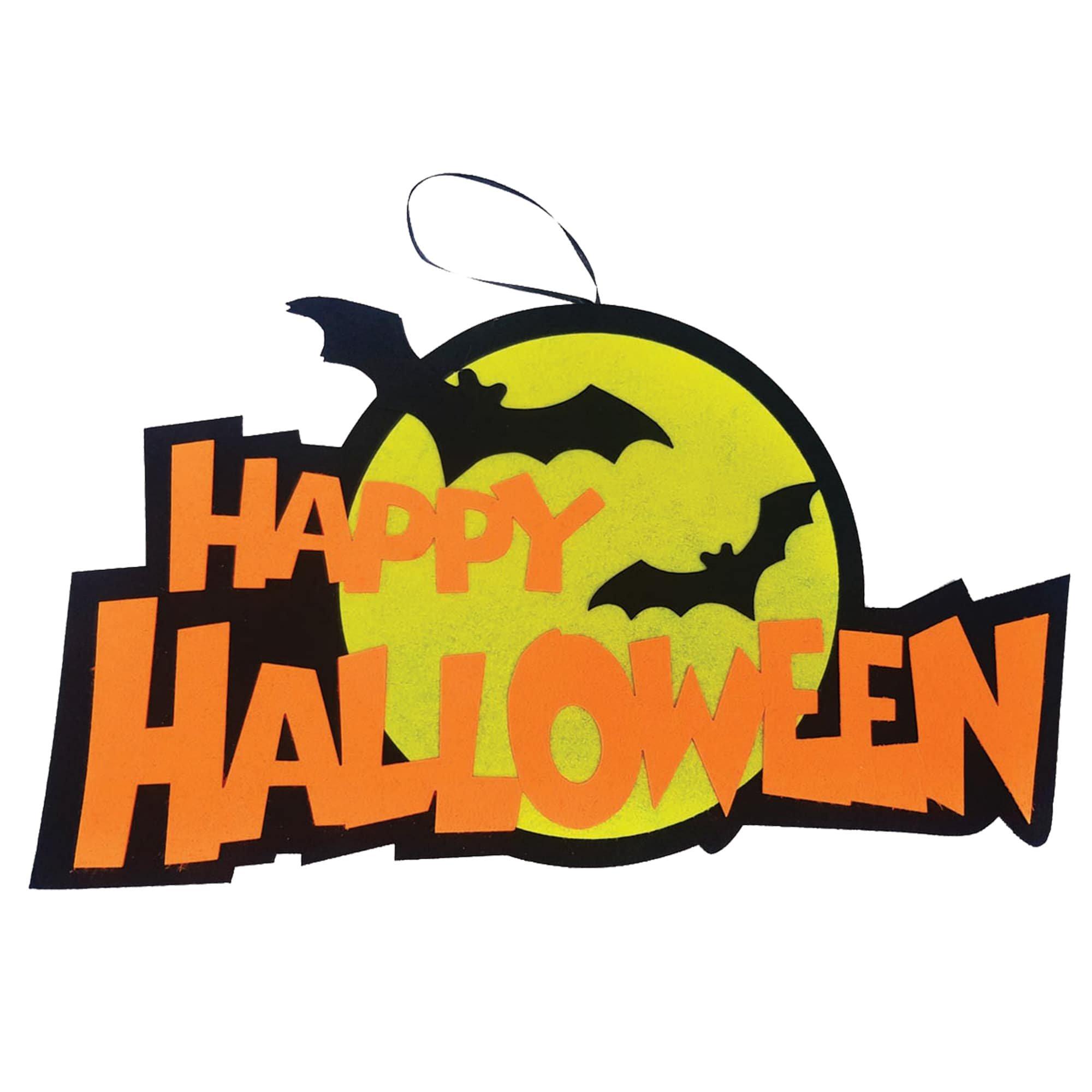 18-inch Happy Halloween Hanging Decoration