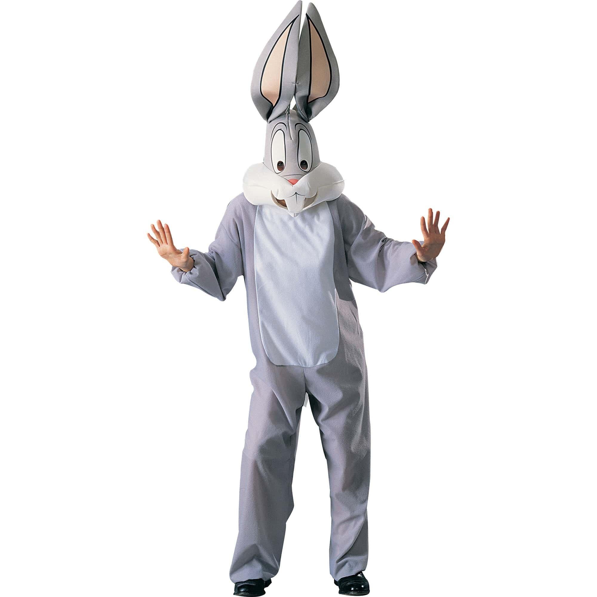 Adult Looney Tunes Bugs Bunny Costume - Deluxe
