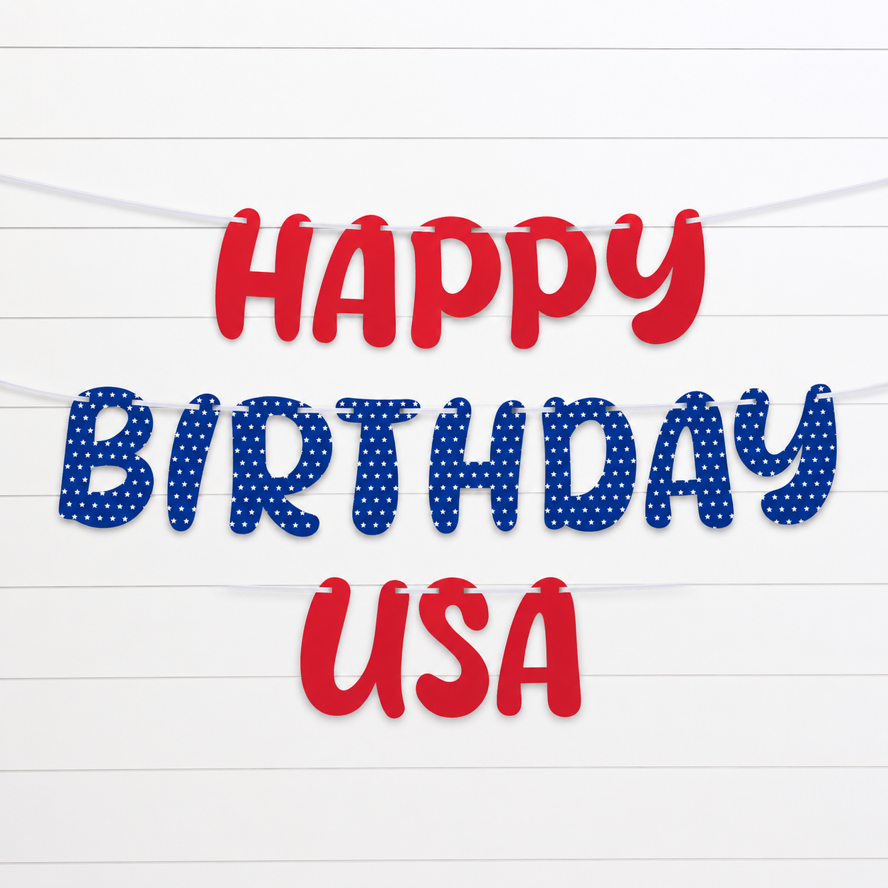 Happy Birthday USA Banner, 12ft