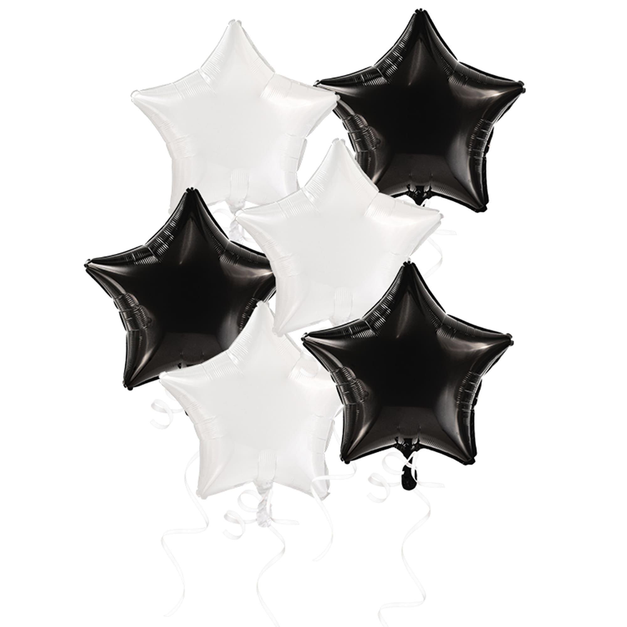 Black & White Stars Bouquet, 6pc