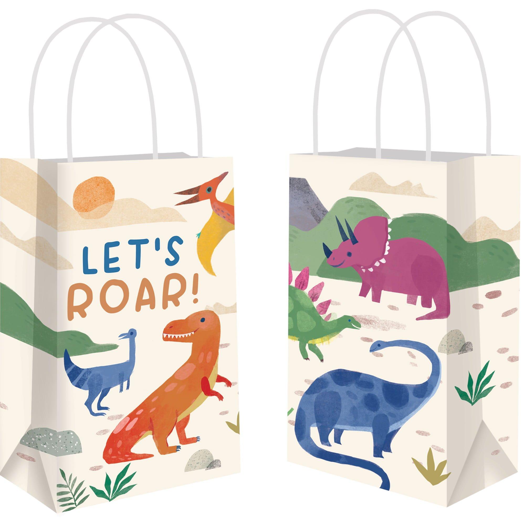 Diggin Dino Favor Bags, 8ct