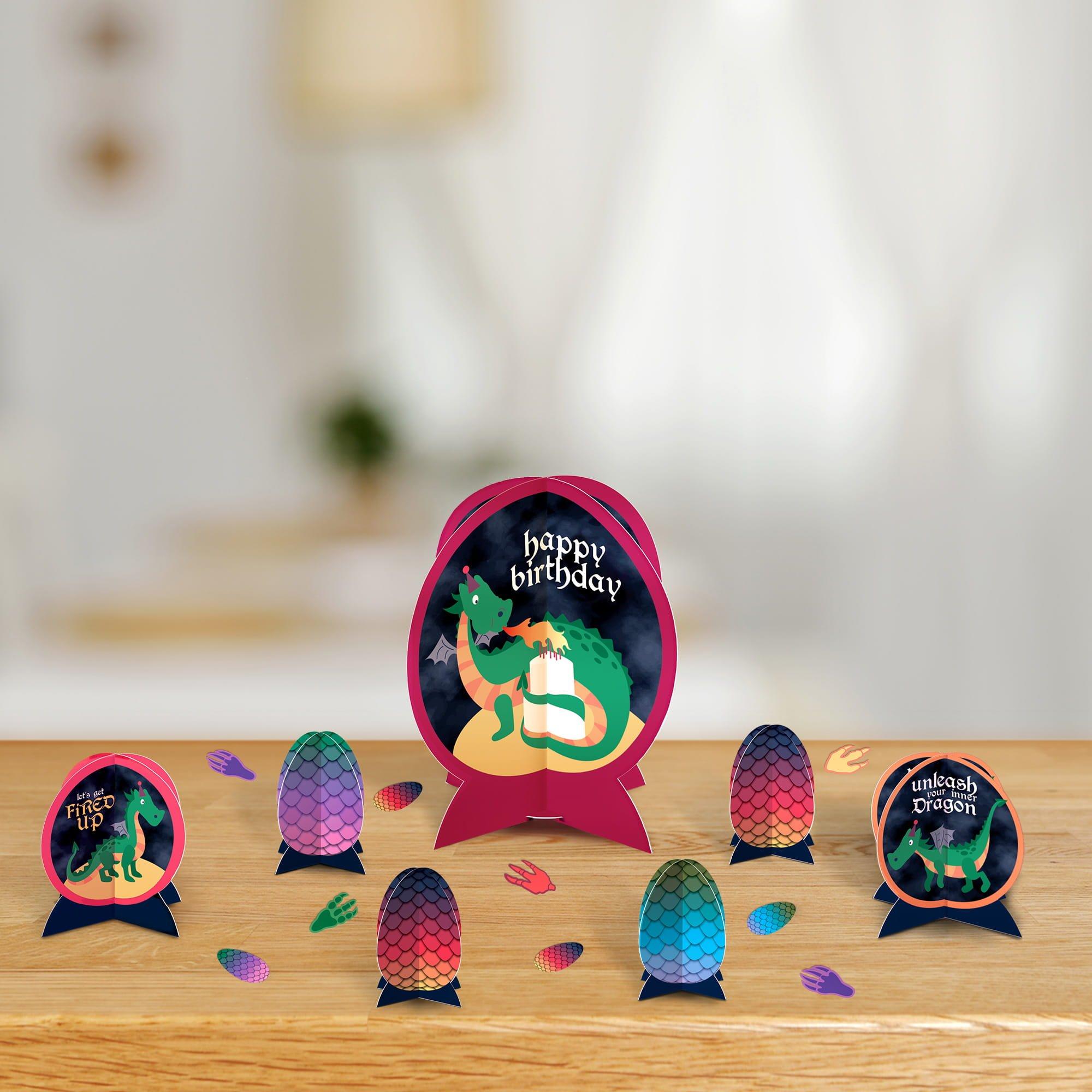 Dragon Party Centerpiece, 7pc