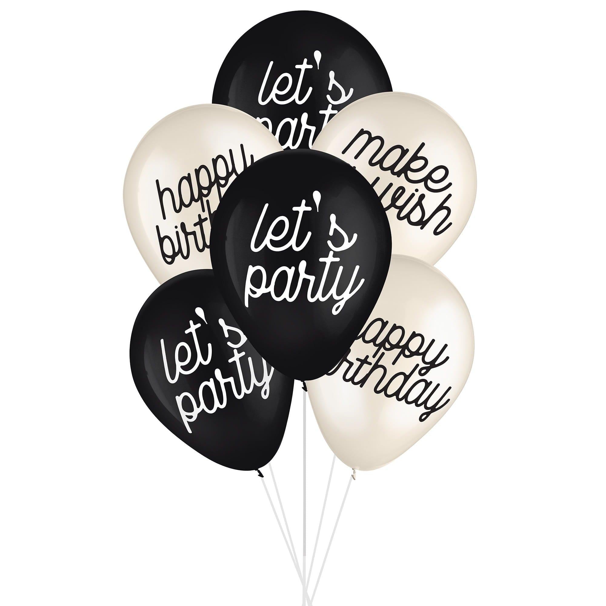 Birthday Chic Latex Balloons, 15ct
