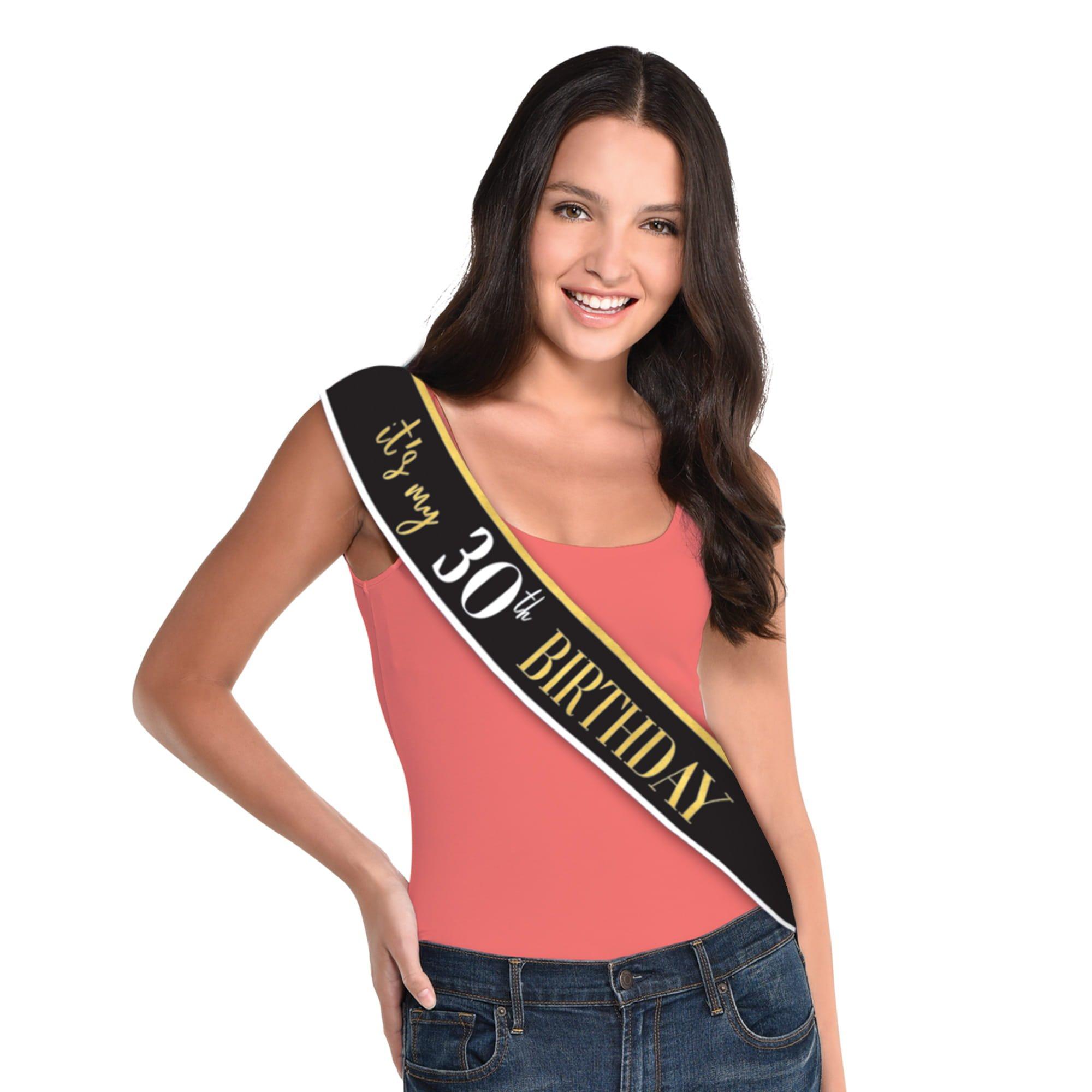 Party Of The Ages Sash with Age