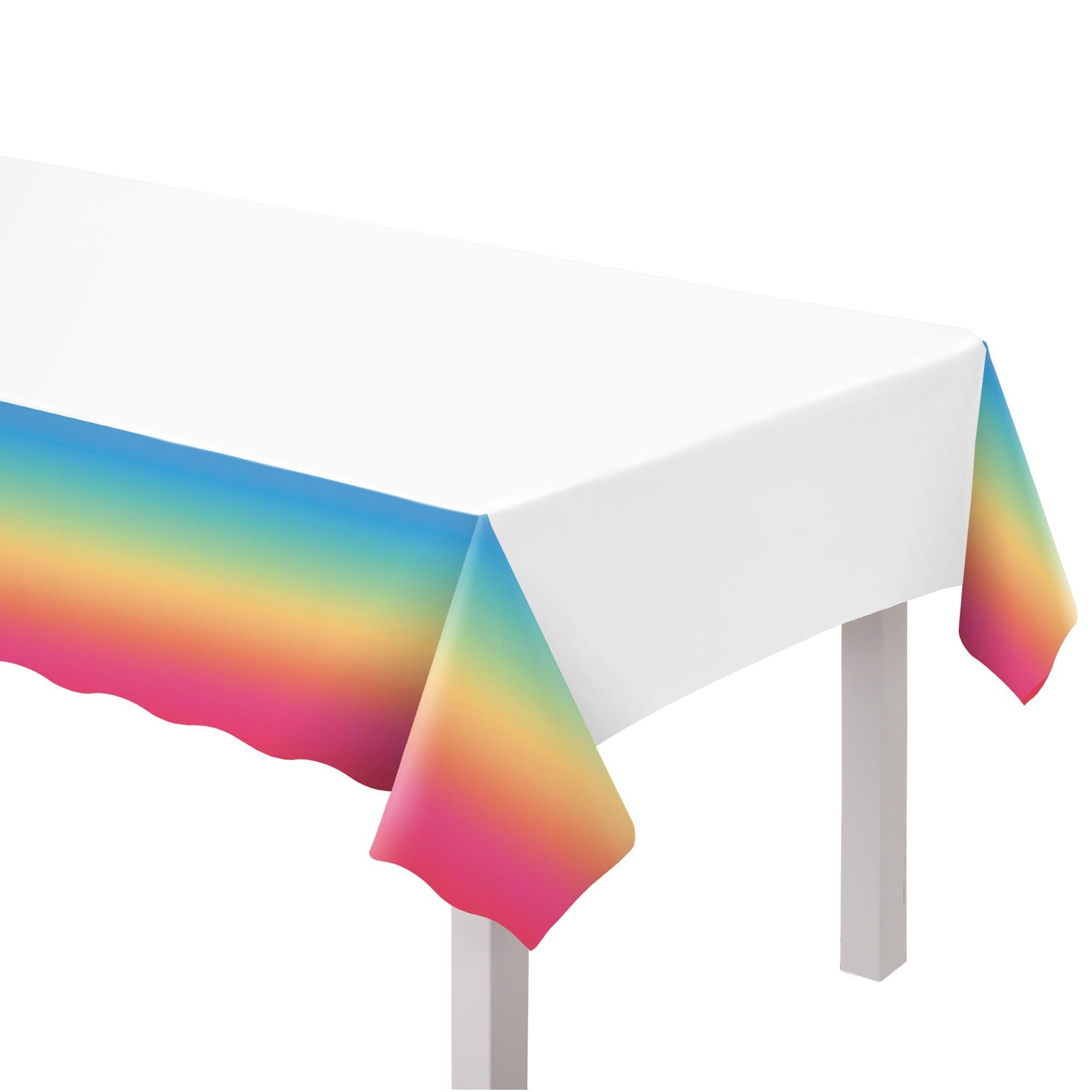 Digital Dream Plastic Table Cover, 54in x 96in