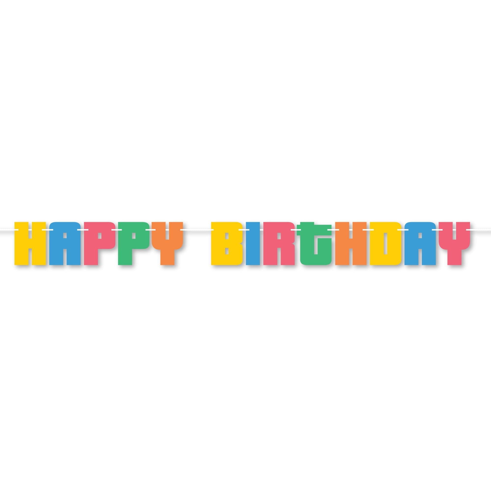 Colorful Collage Letter Banner