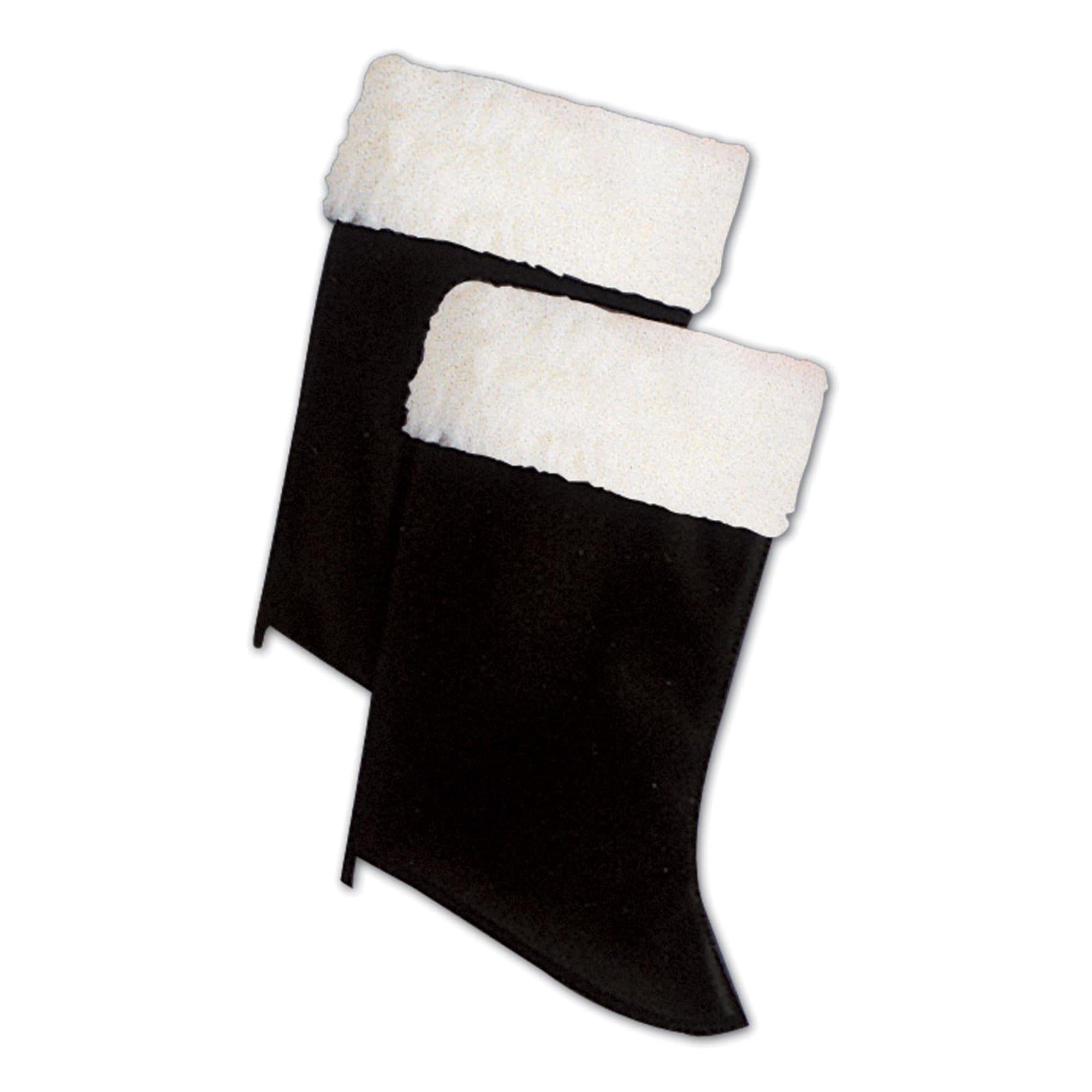 Adult Santa Claus Fur Trimmed Boot Tops