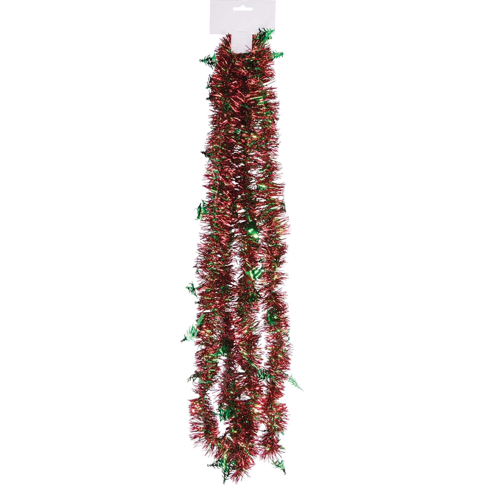 Green Trees Tinsel Garland