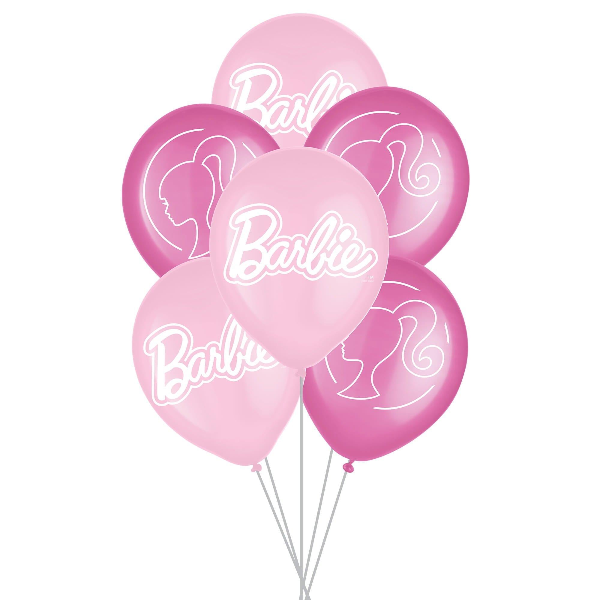 Barbie Party Latex Balloon, 6ct