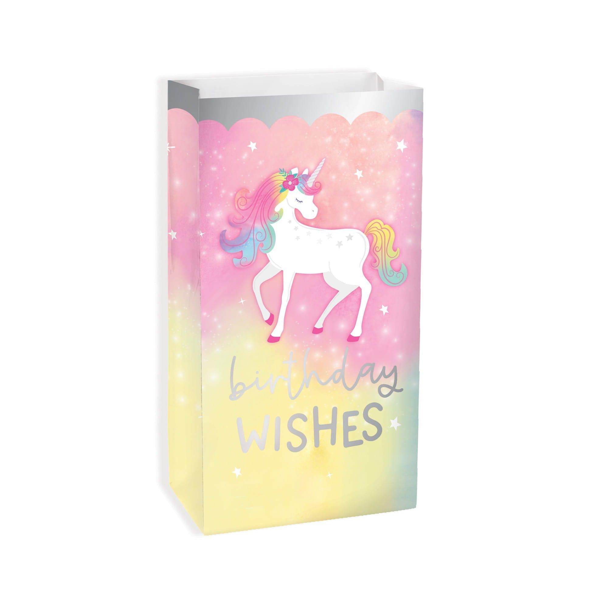 Unicorn Treat Bags, 8ct