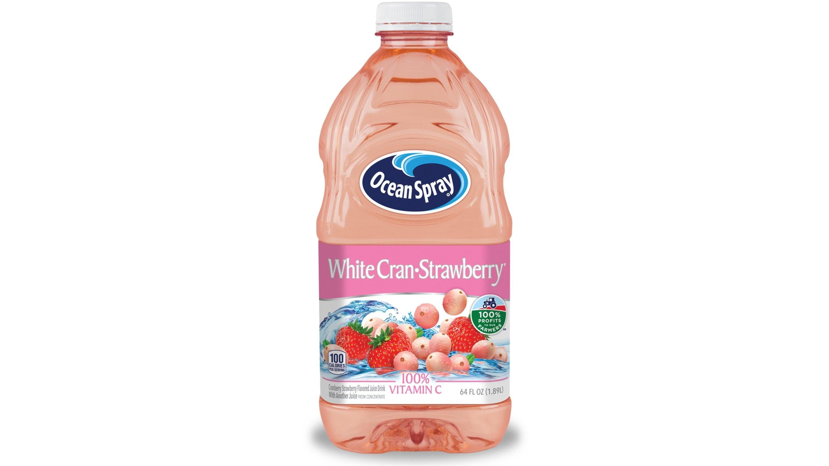 Ocean Spray Juice White Cran-Strawberry (64 oz)