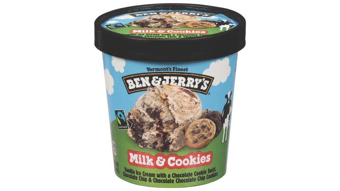 Ben & Jerry's Ice Cream Milk & Cookies (1 pt)