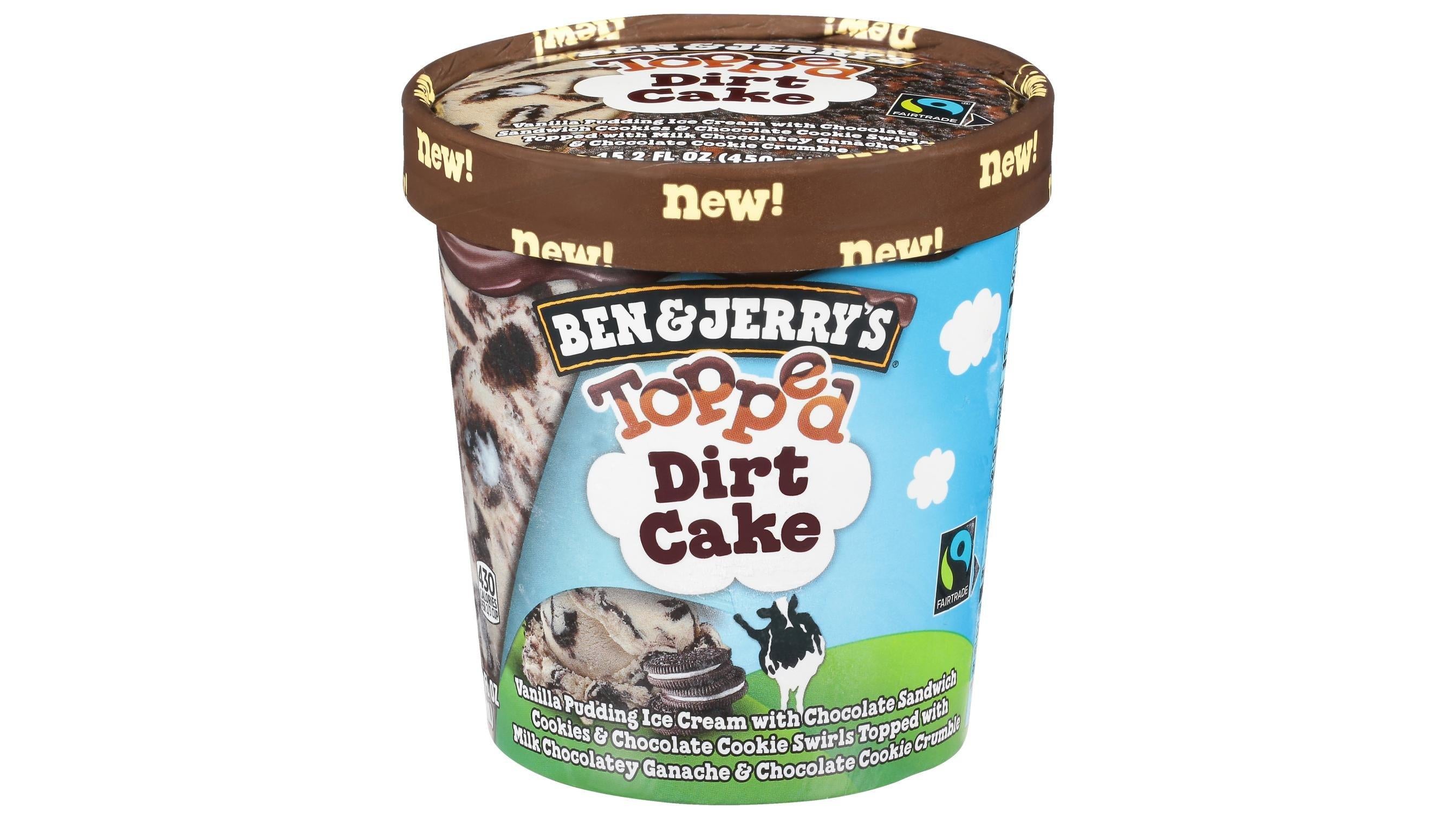 Ben & Jerry's Topped Dirt Cake Ice Cream (15.2 oz)