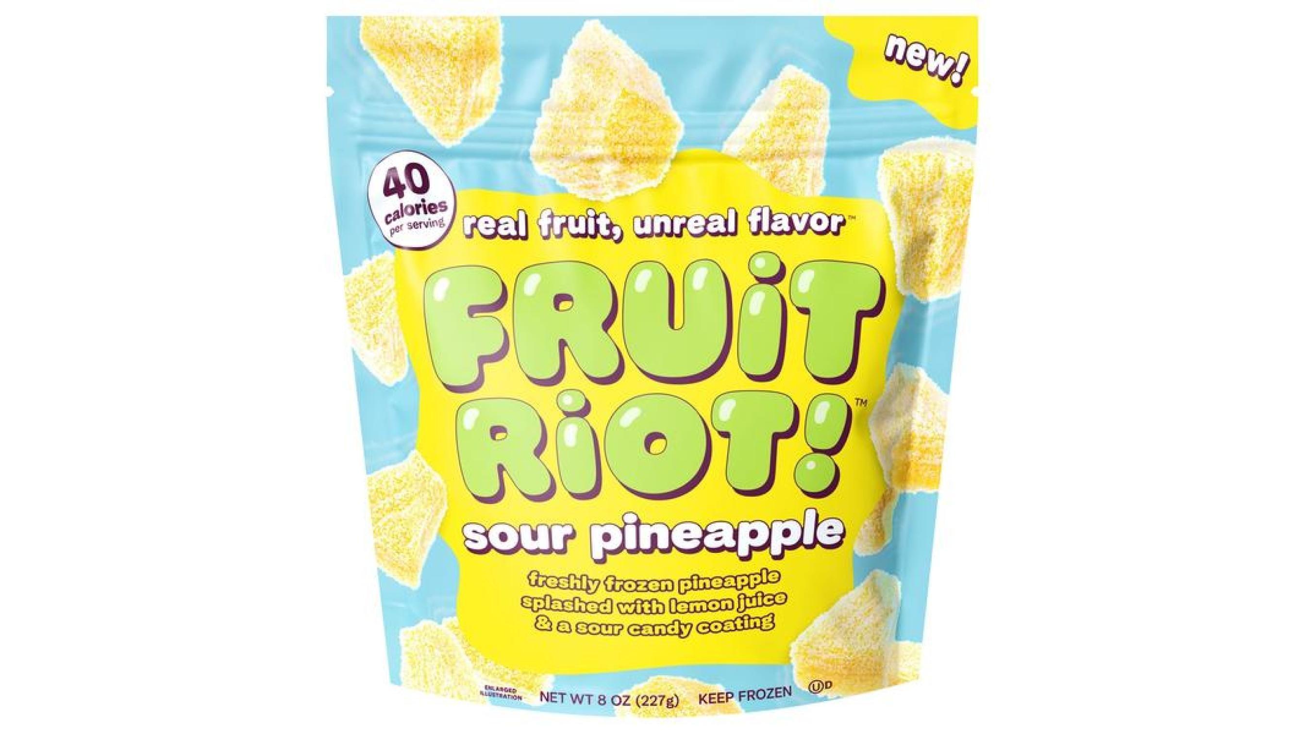 Fruit Riot Sour Pineapple Frozen Candy (8 oz)