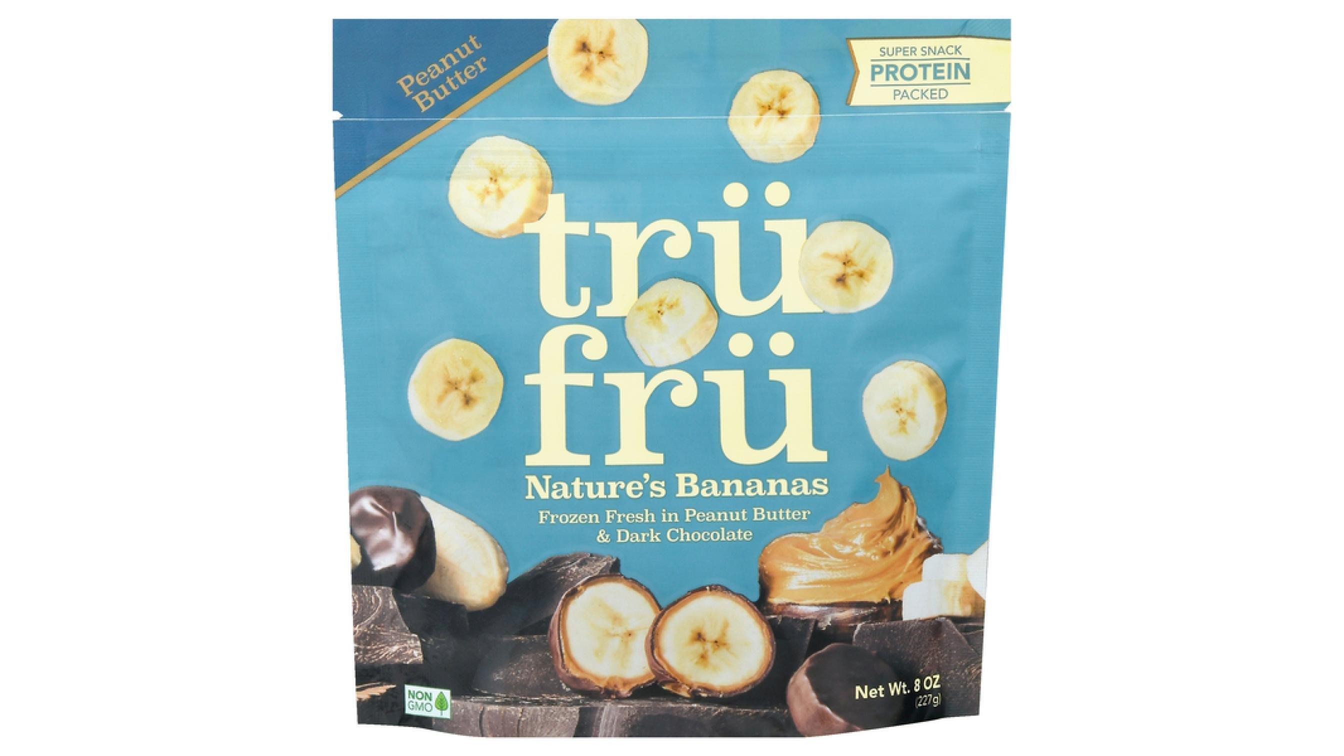 Tru Fru Bananas in Peanut Butter & Dark Chocolate (8 oz)