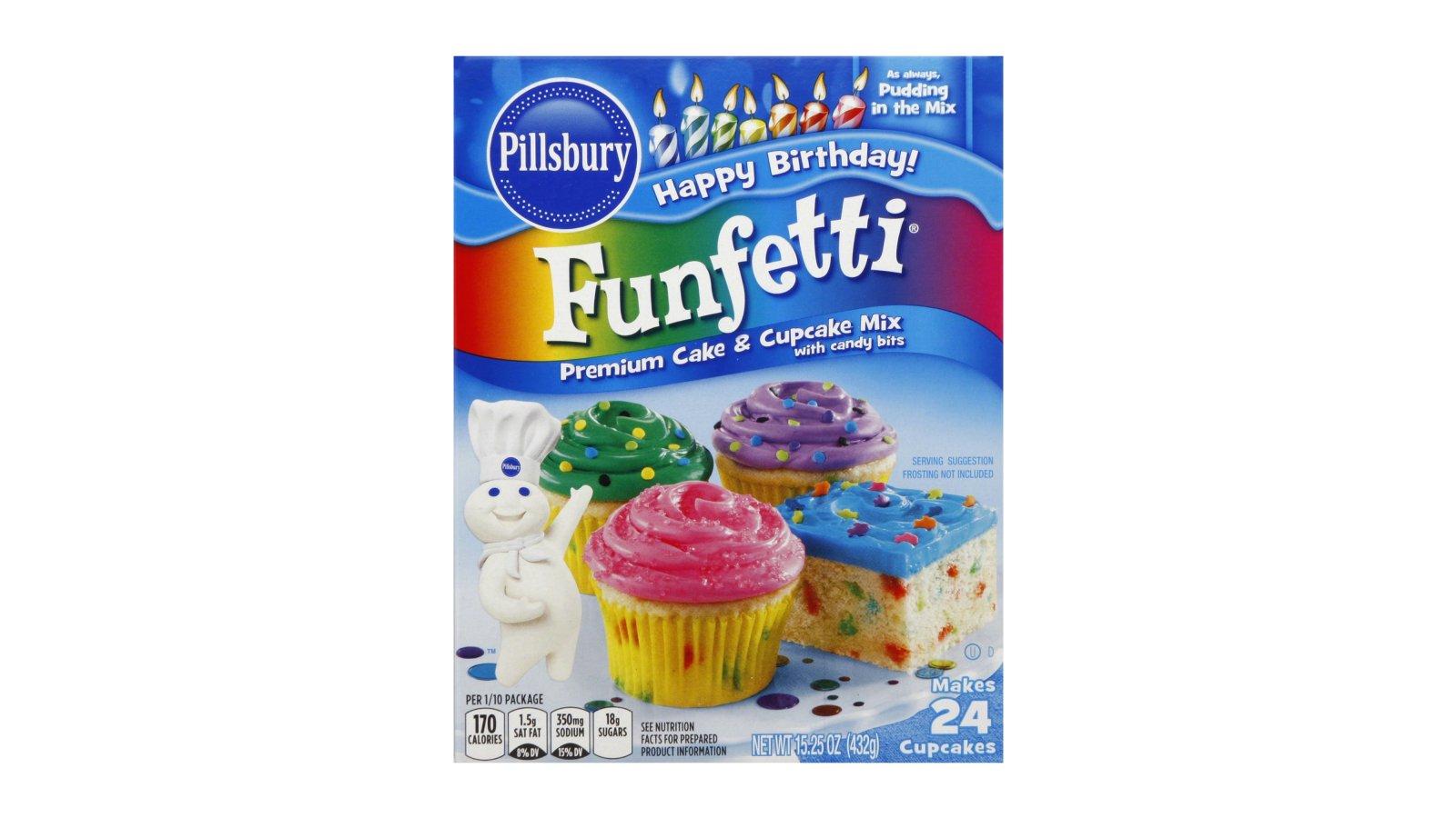 Pillsbury Funfetti Premium Cake & Cupcake Mix with Candy Bits (15.25 oz)