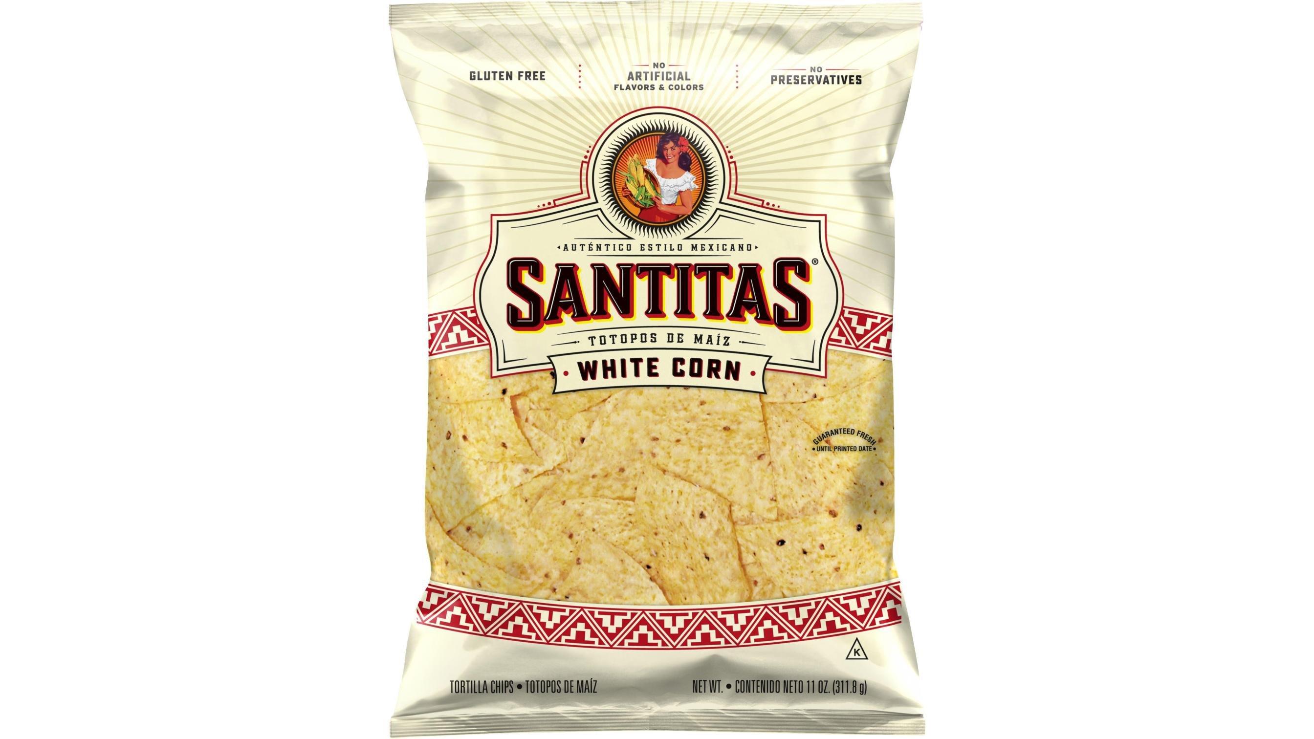 Santitas Tortilla Chips White Corn (11 oz)