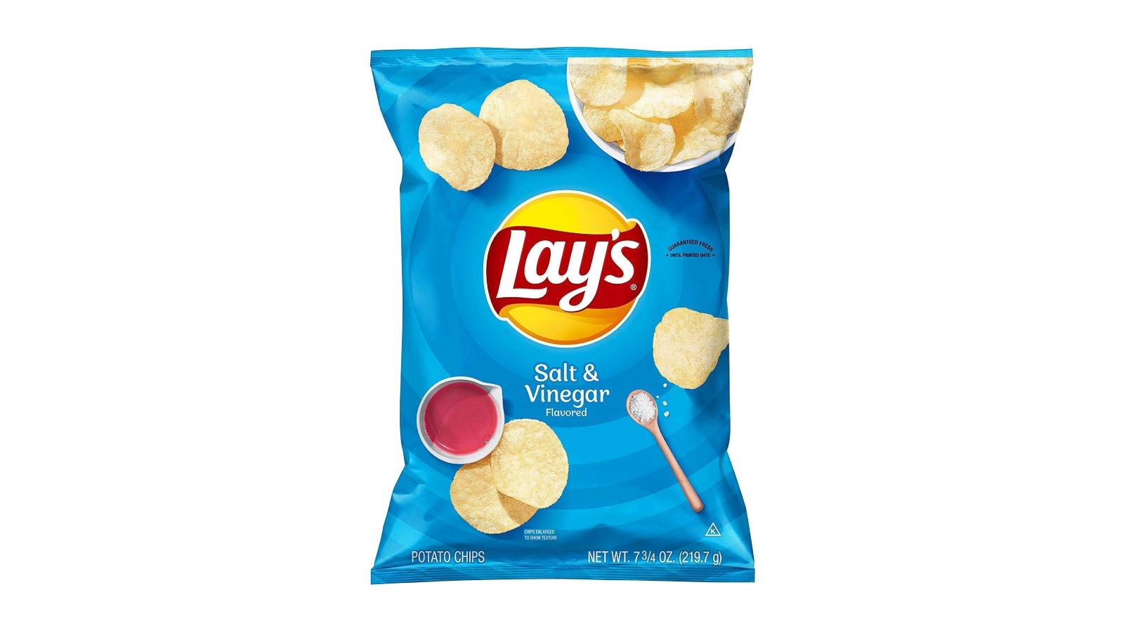Lay's Salt & Vinegar Potato Chips (7.75 oz)