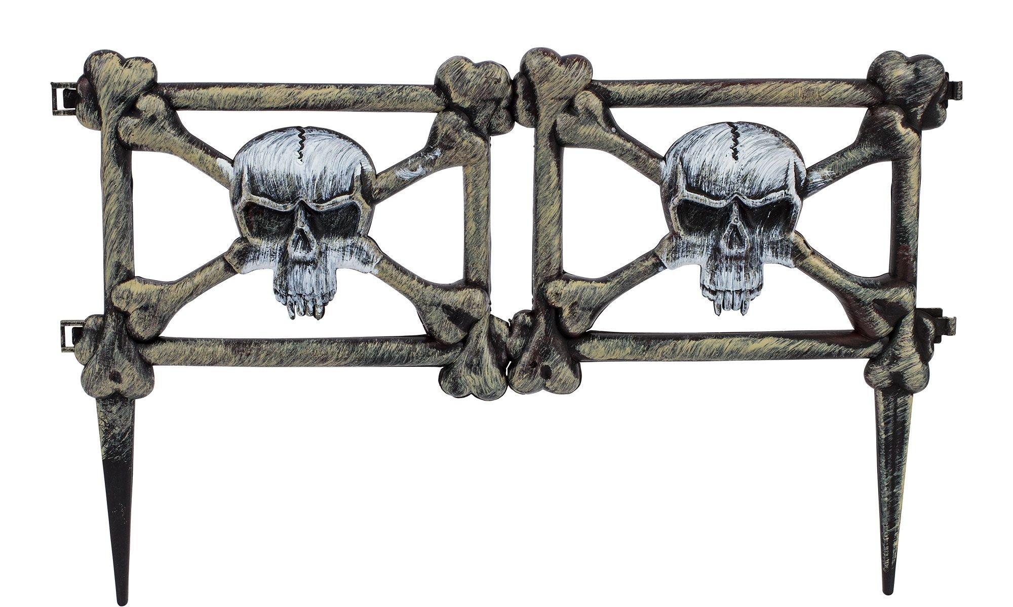 Ghouls Graveyard Halloween Fence