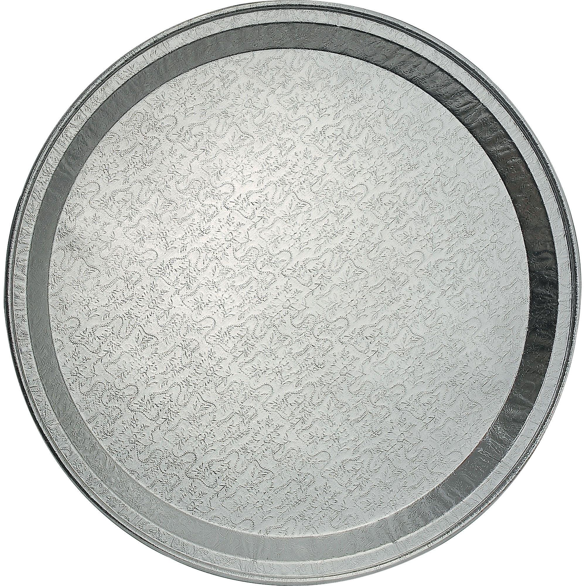 Embossed Aluminum Platter, 12in
