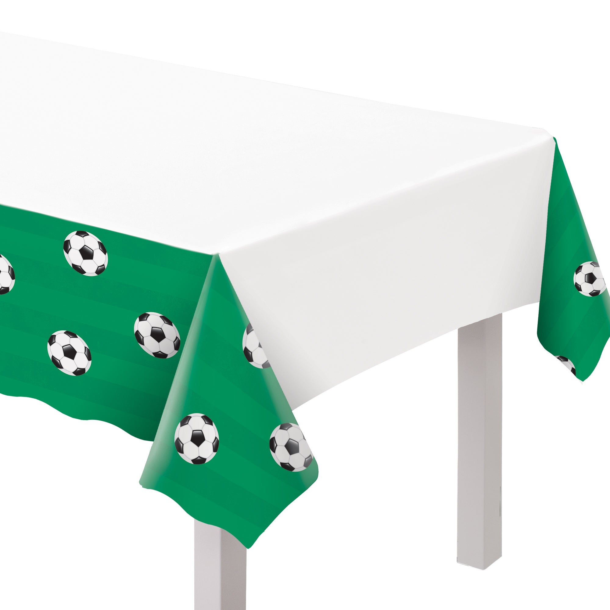 Soccer Plastic Table Cover, 54in x 102in