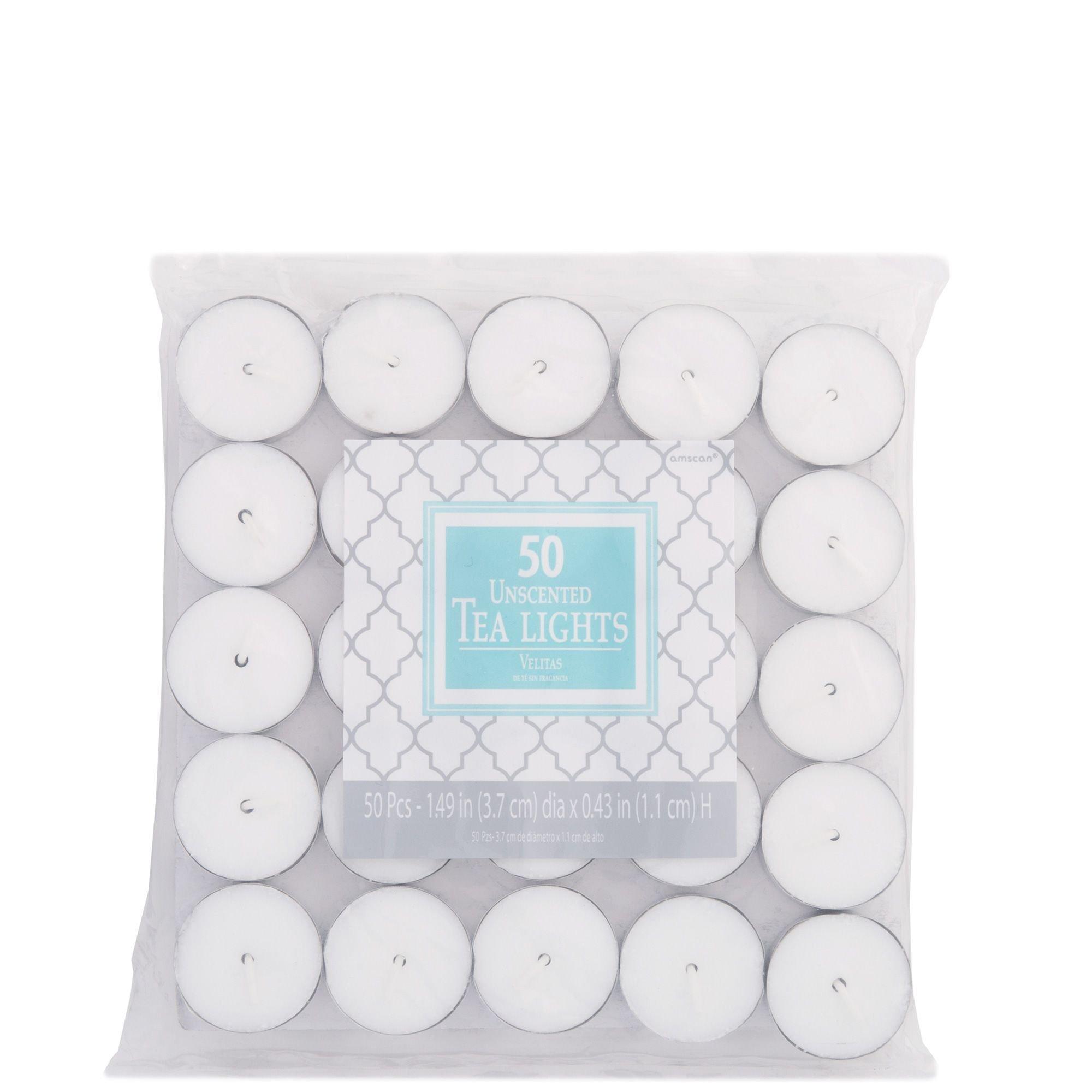 White Tealight Candles 50ct