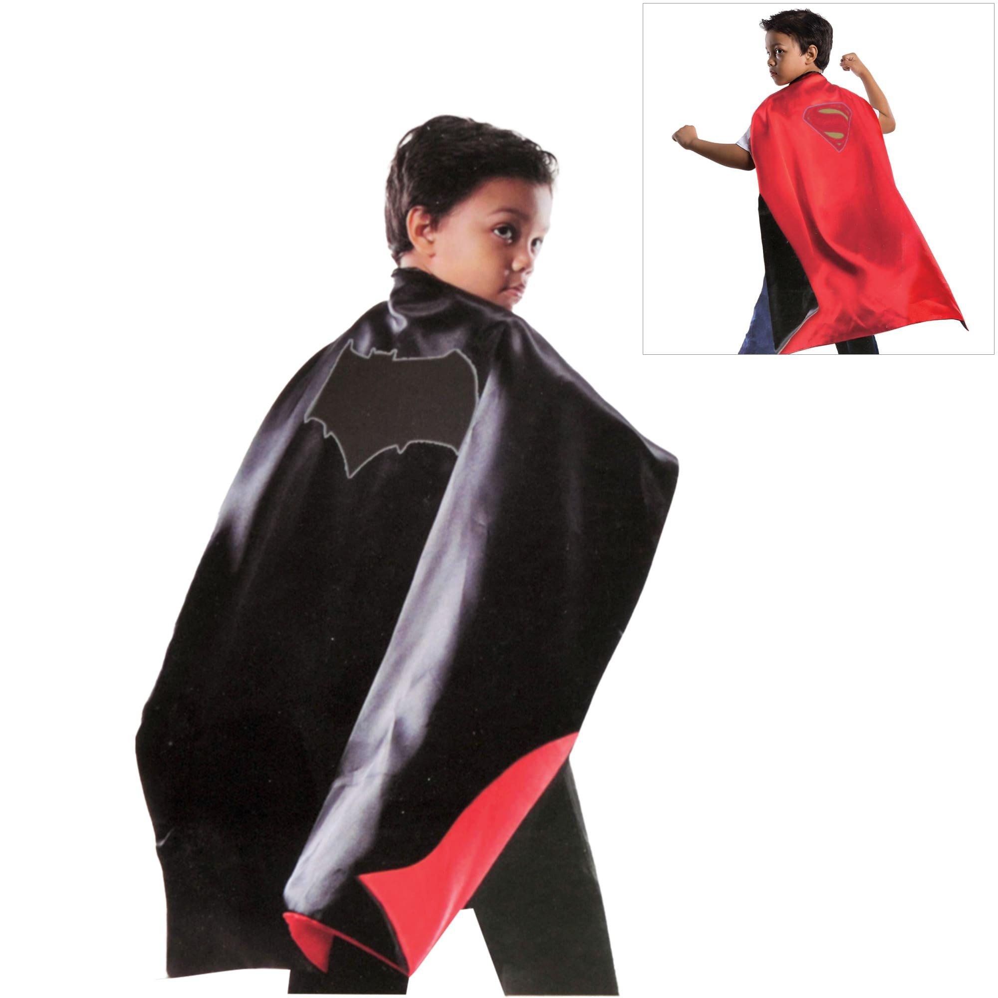 Kids Reversible Batman & Superman Cape