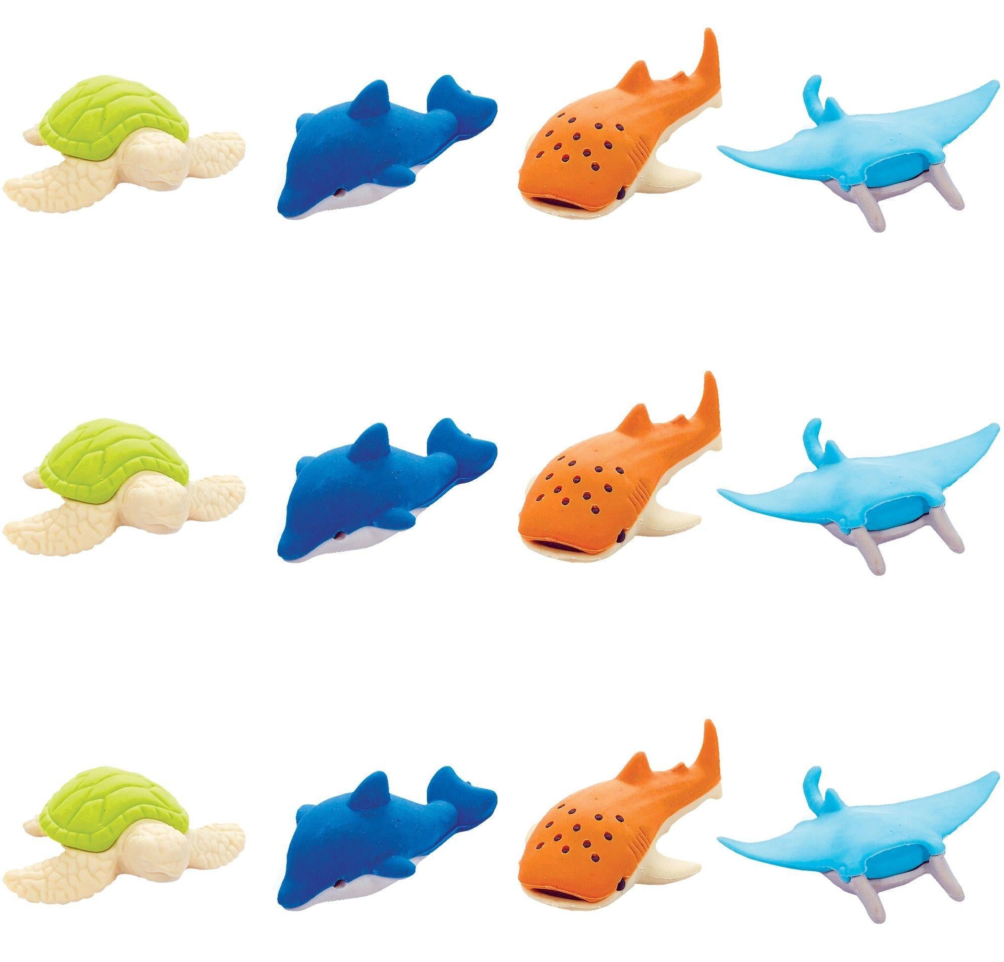 Sea Animal Erasers 12ct ?C Favors for Kids