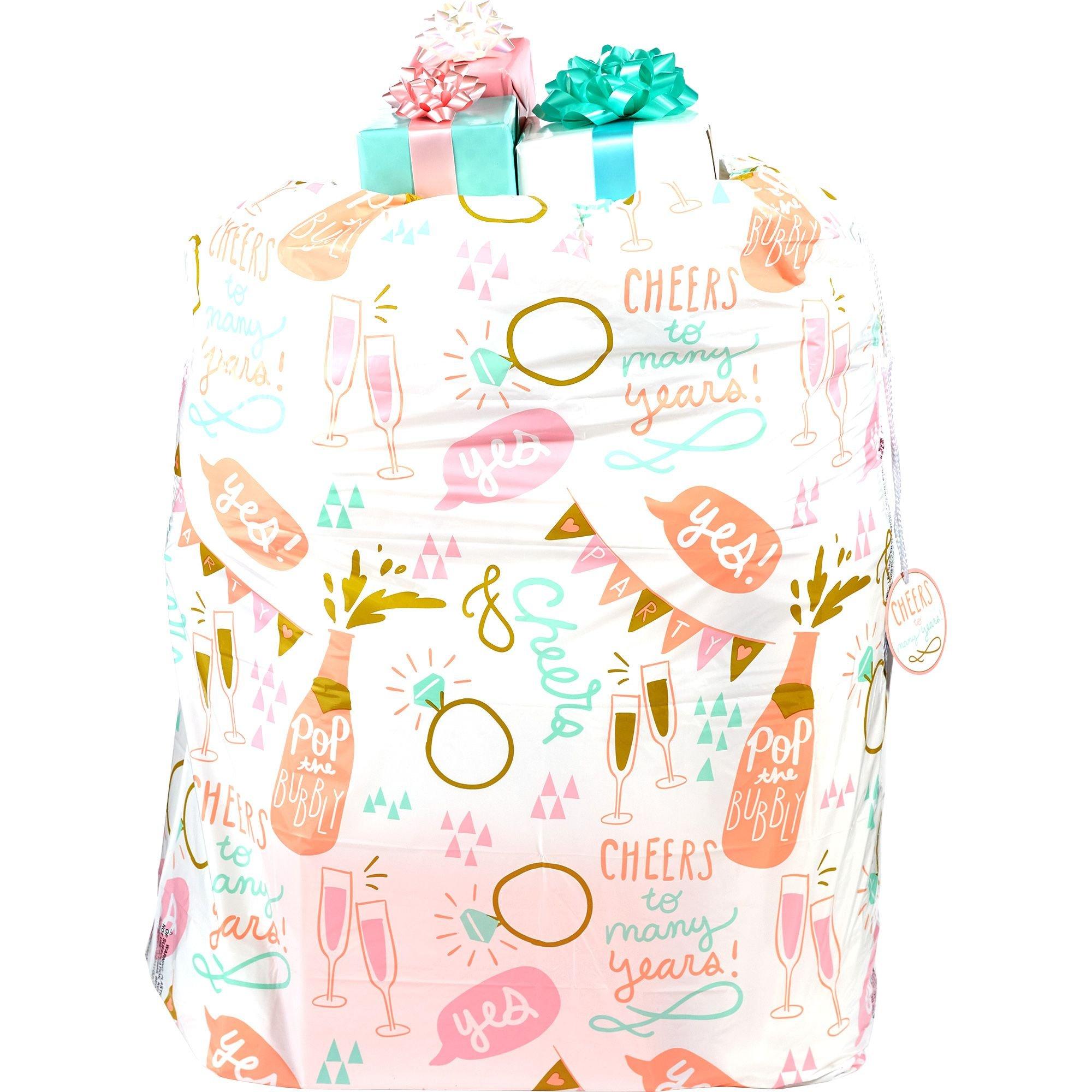 Gold & Pink Wedding Gift Sack