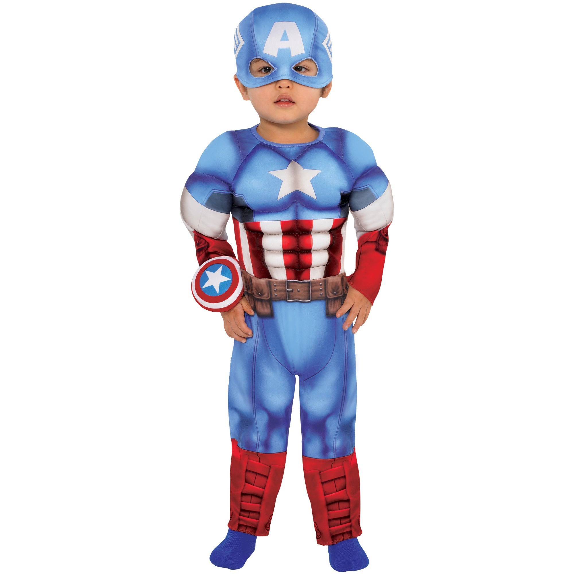 Marvel Captain America Deluxe Muscle Costume for Infants
