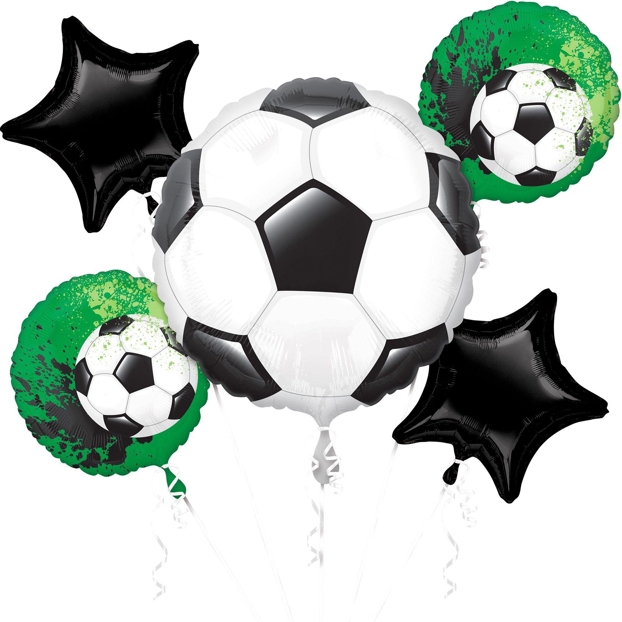 Goal Getter Foil Balloon Bouquet, 5pc