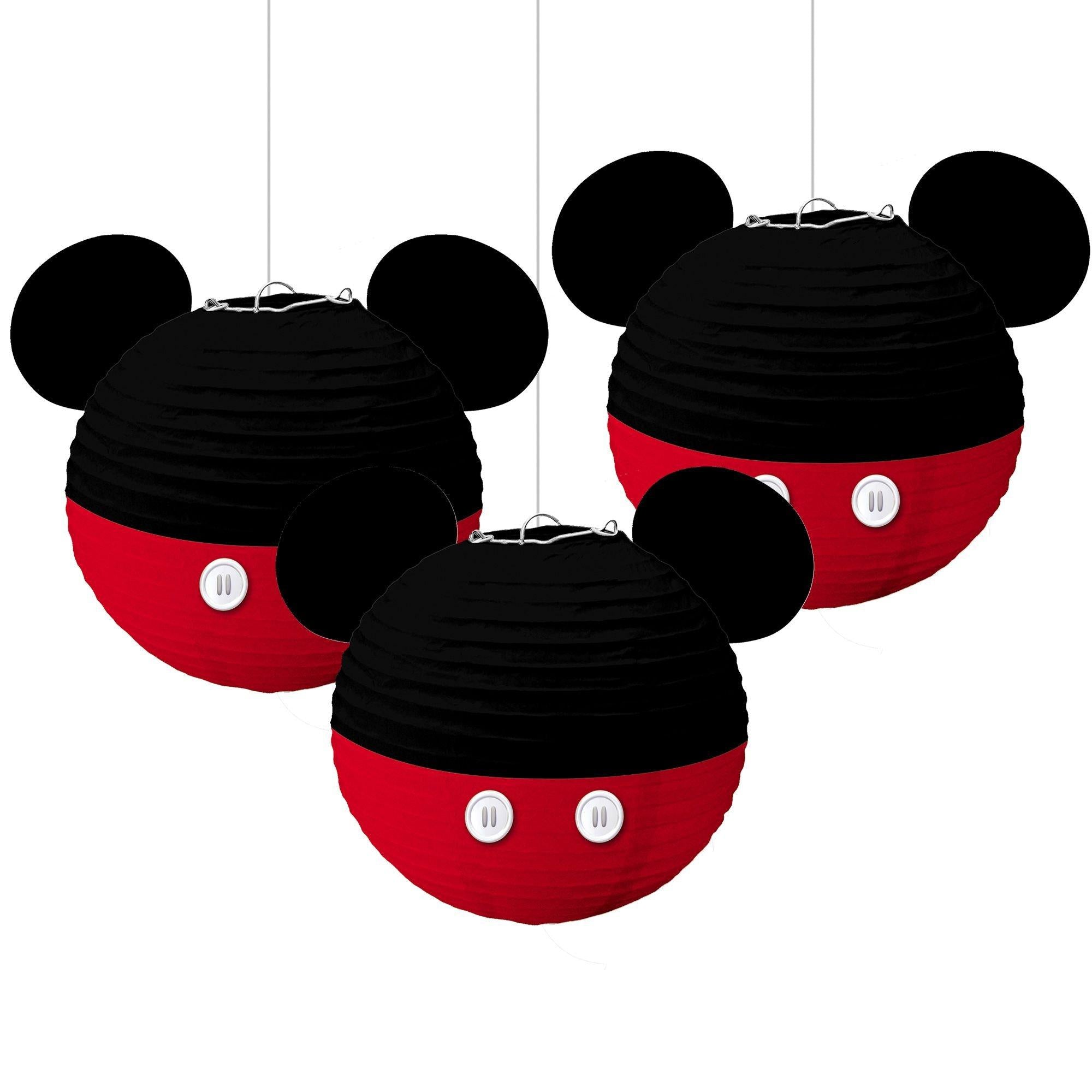 Mickey Mouse Forever Paper Lanterns 3ct