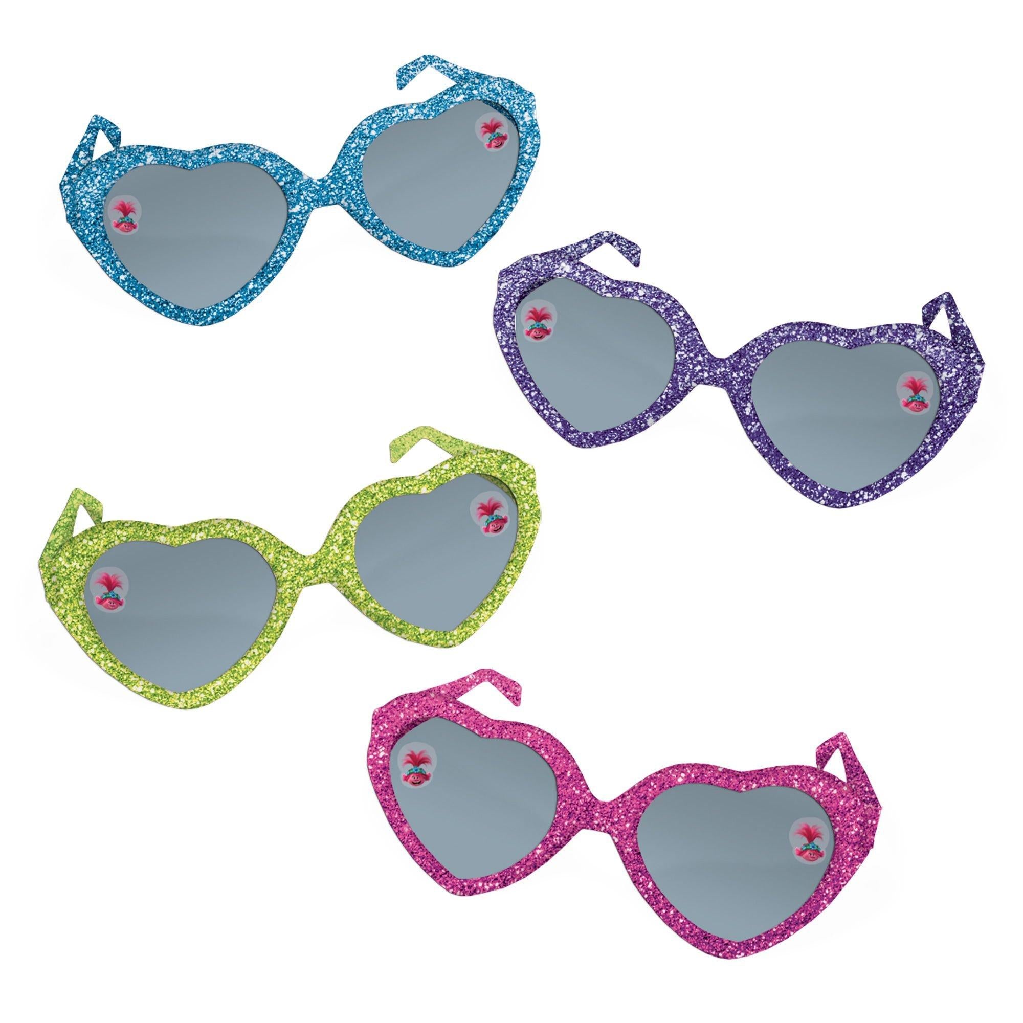Glitter Trolls World Tour Sunglasses 8ct