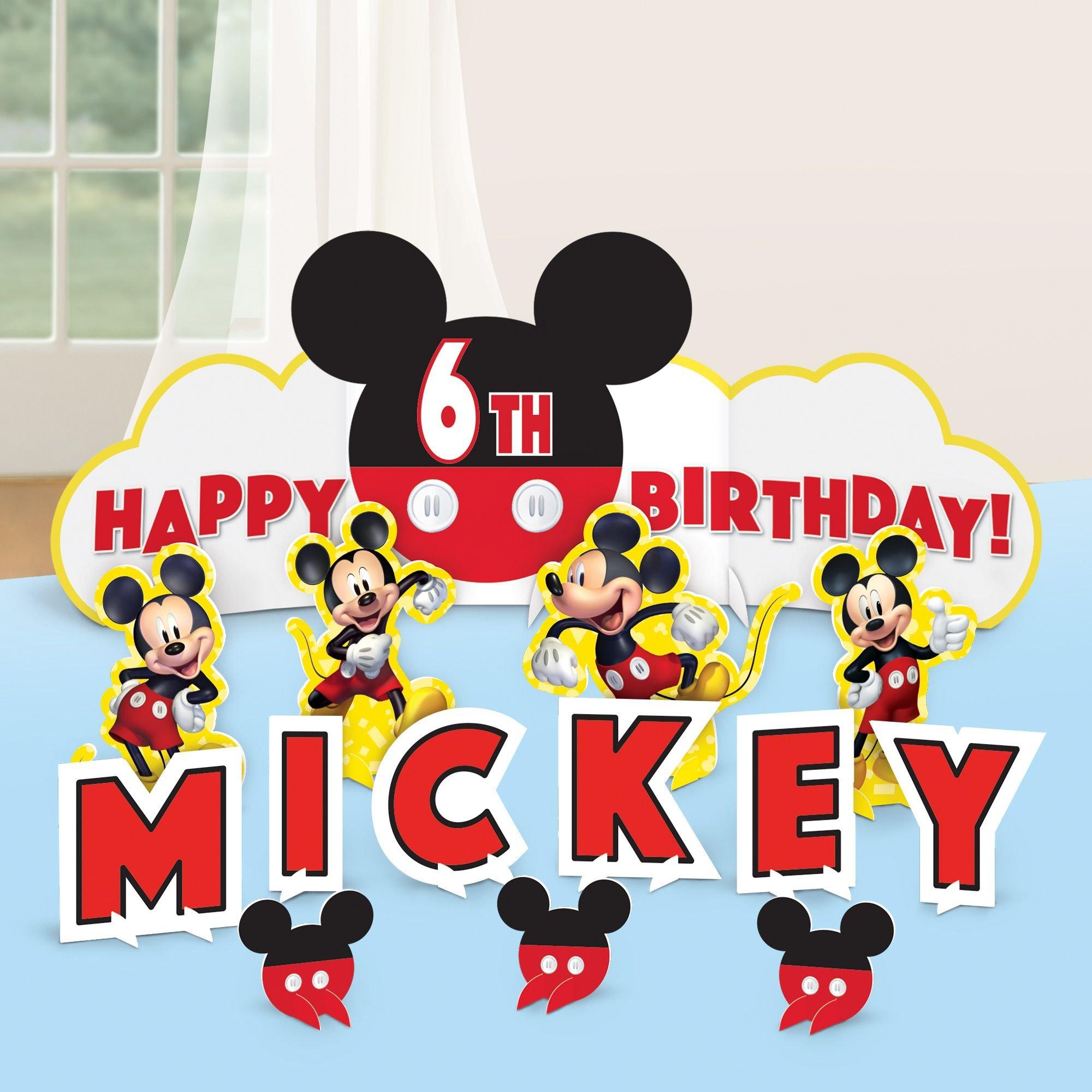 Mickey Mouse Forever Birthday Table Decorating Kit, 14pc
