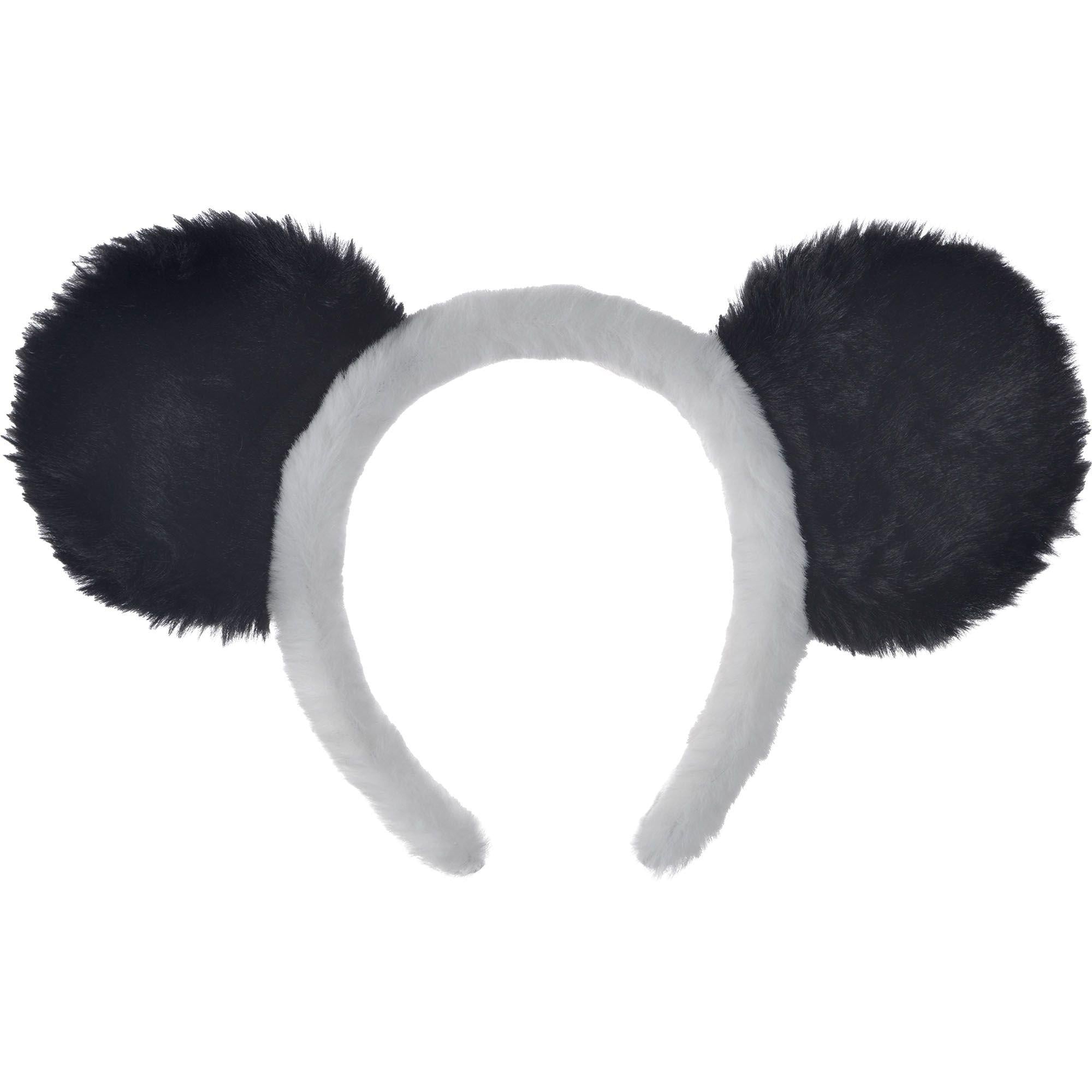 Furry Panda Ear Headband
