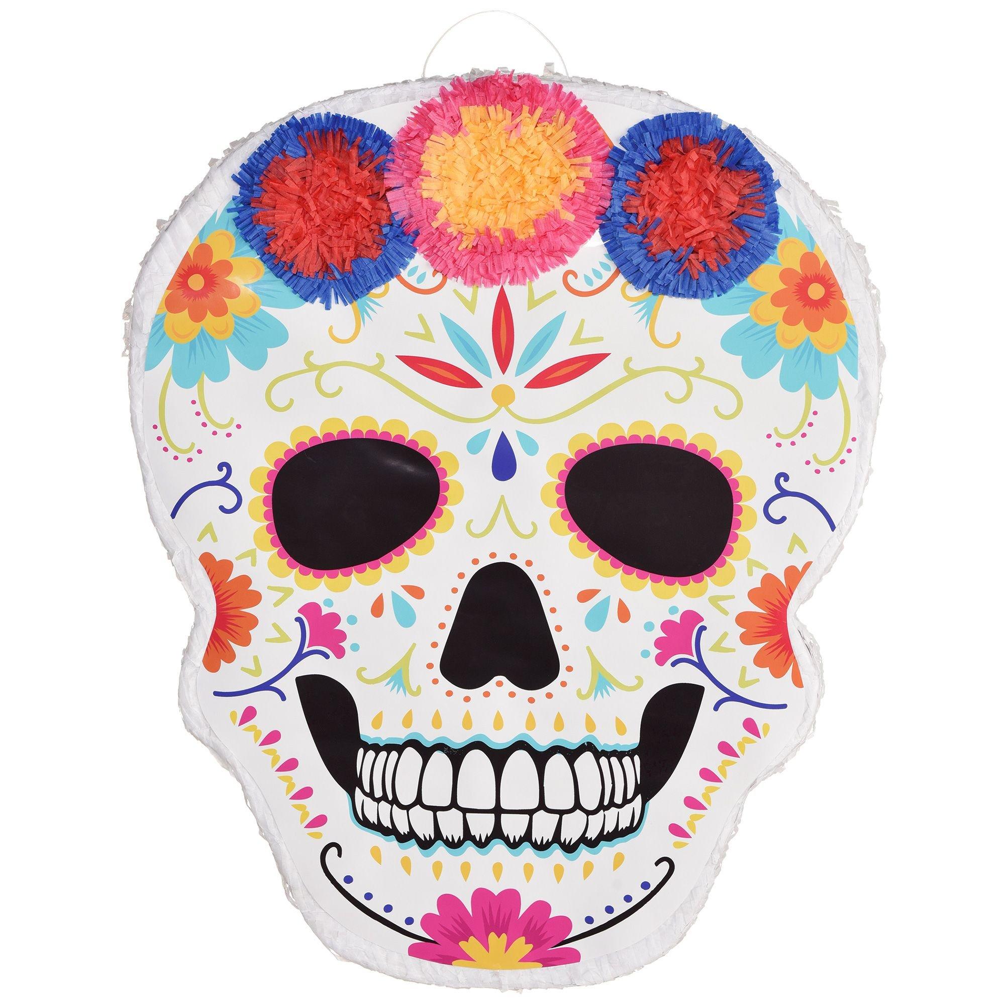 Day of the Dead Sugar Skull Pinata, 15.25in x 21in
