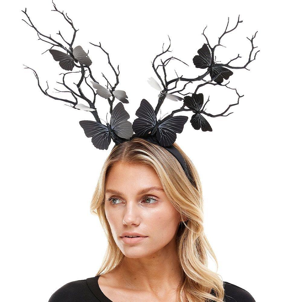 Black Butterflies Headband