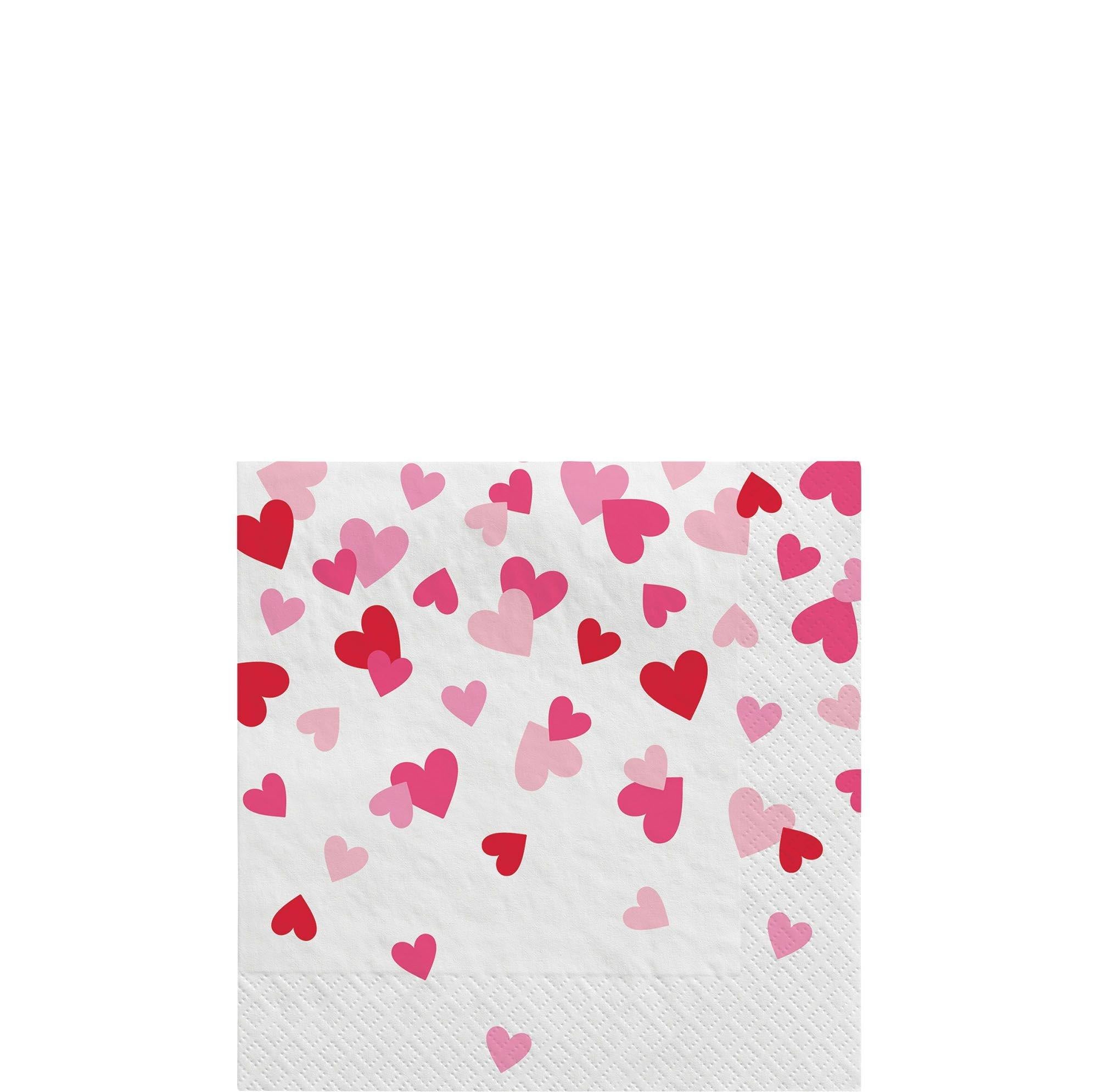 Cross My Heart Paper Beverage Napkins, 5in, 16ct