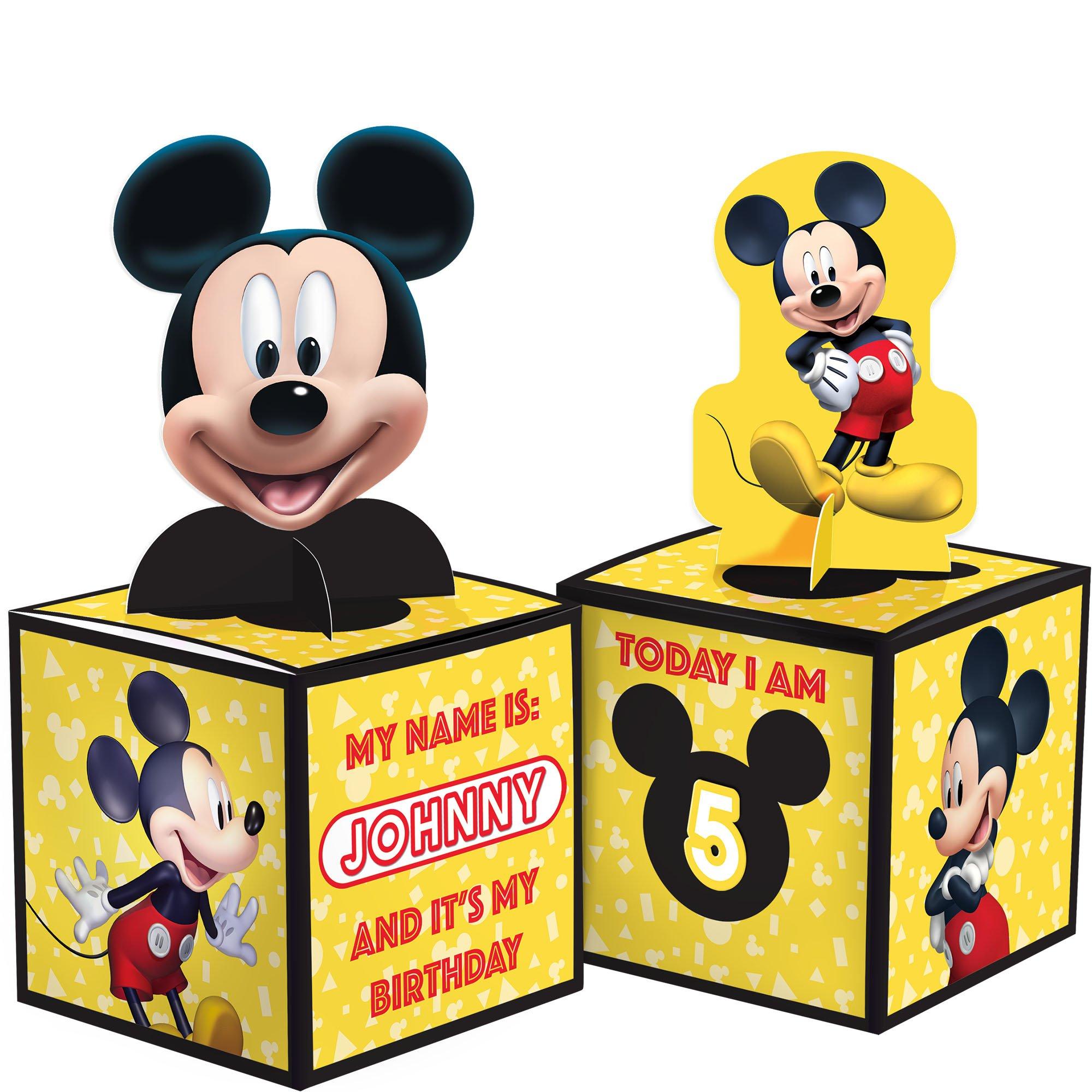 Mickey Mouse Forever Cardstock & Paper Table Decorating Kit, 6pc