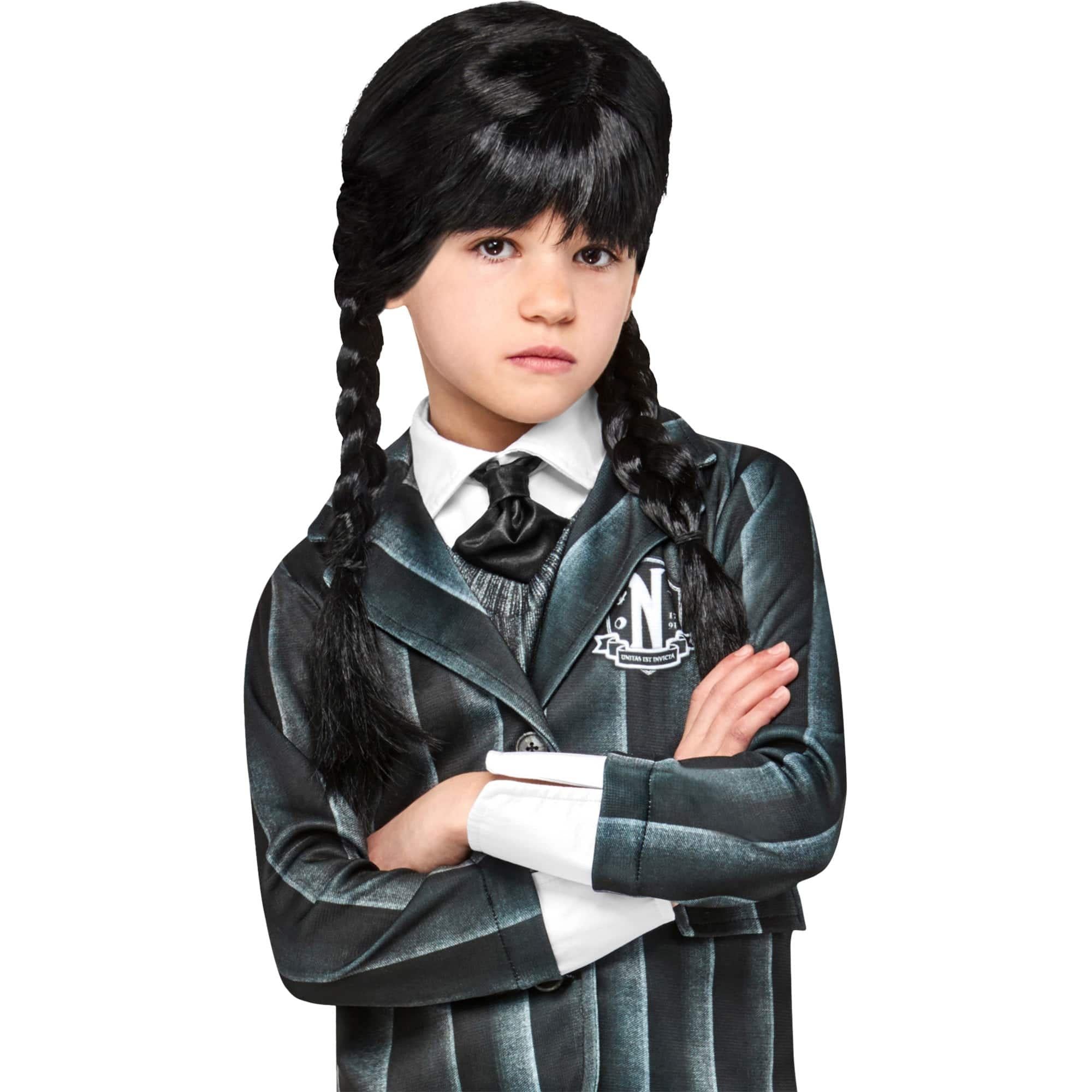 Girls' Wednesday Addams Wig
