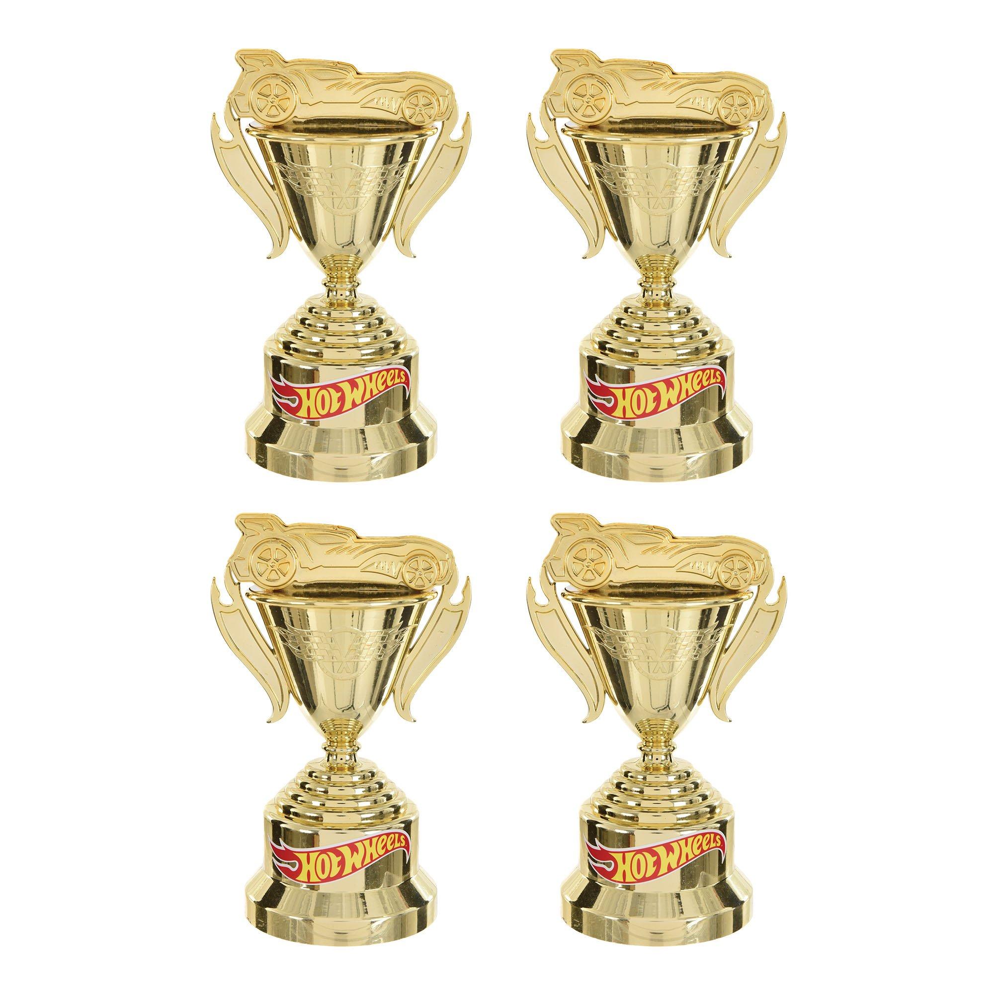 Hot Wheels Trophy Cup Party Favors, 4ct