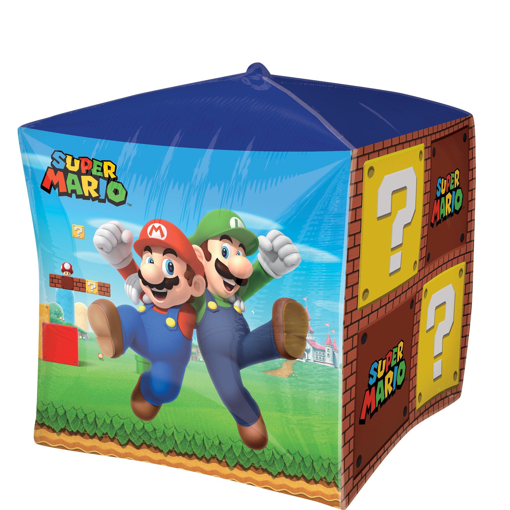 Super Mario Bros Cubez Foil Balloon, 15in