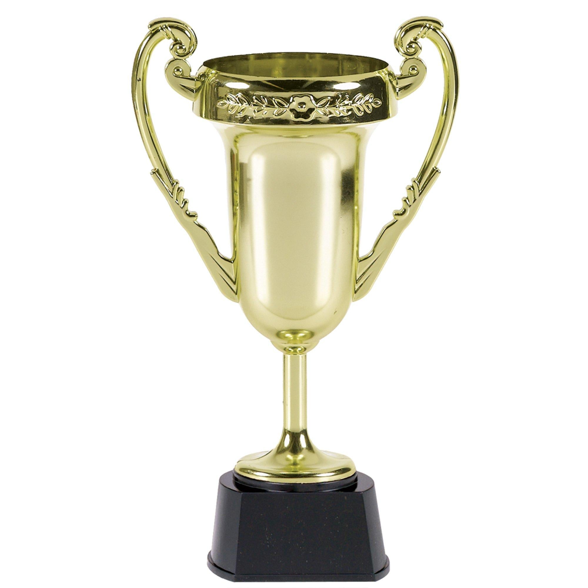 Gold Jumbo Trophy with Black Base, 9in