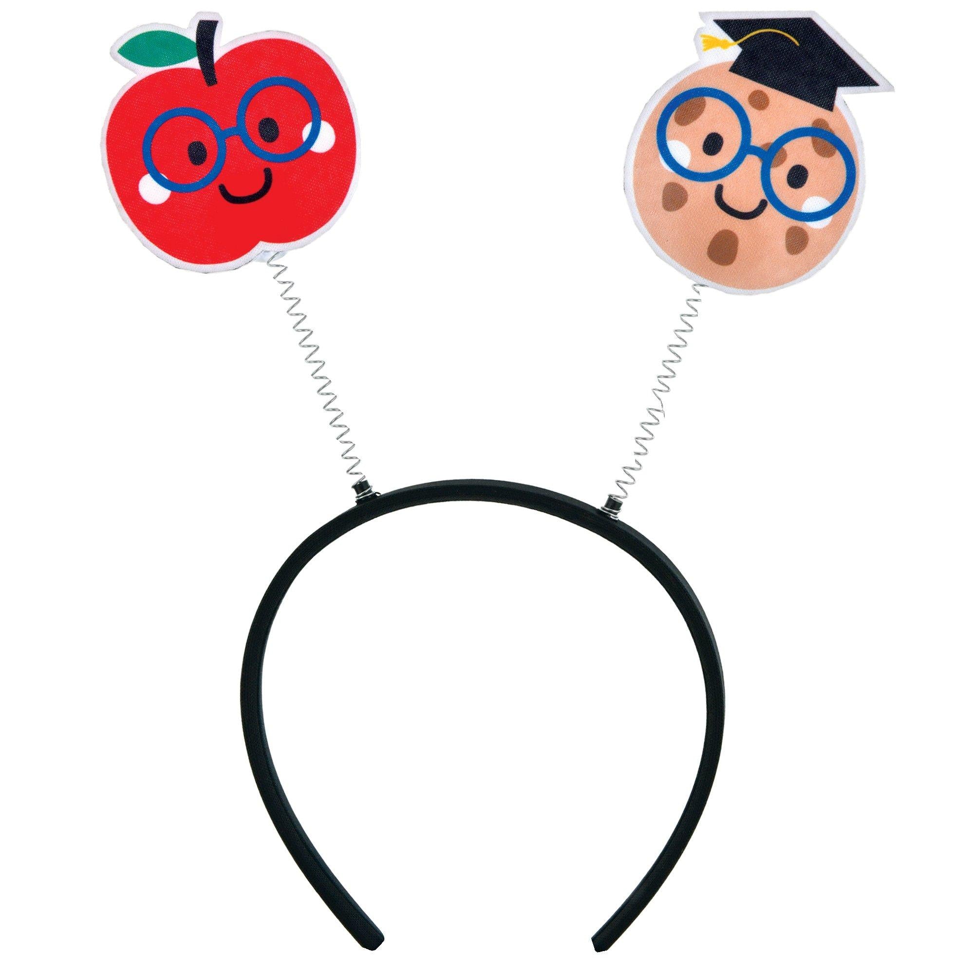 Smart Cookie Headband with Apple & Graduation Cookie