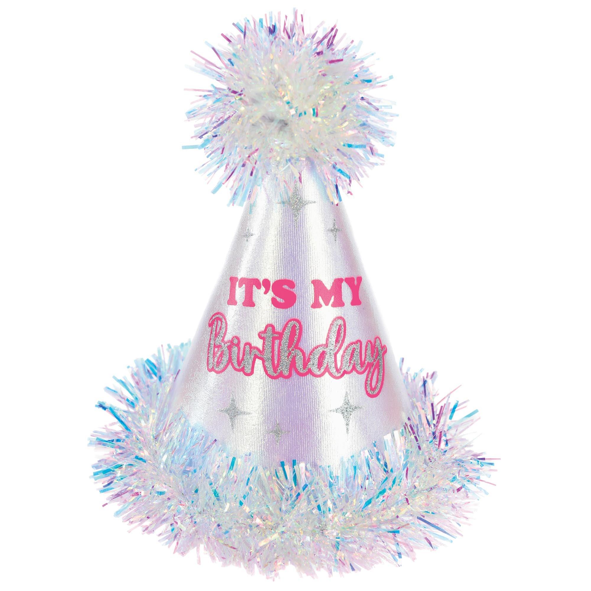 Iridescent Birthday Party Hat